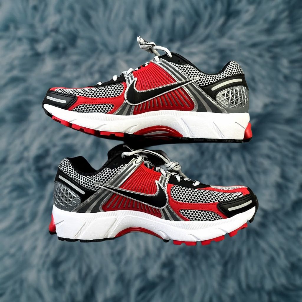 Nike Nike Air Zoom Vomero 5 Mens Size 10 Metallic Silver University Red Gray Sneaker 2024 Mens Size US 10 / EU 43 - 1 Thumbnail