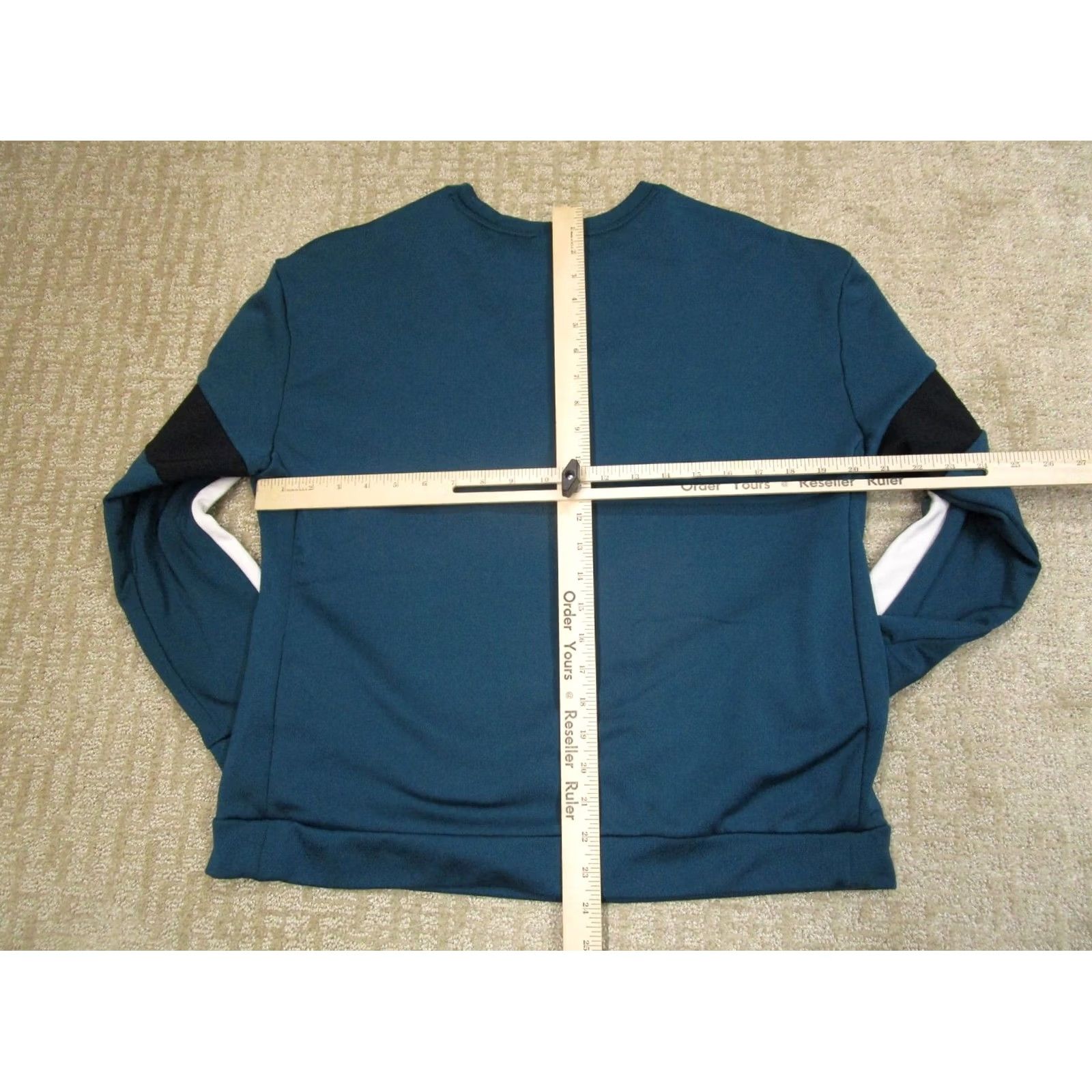 Nike Nike Sweater Women M Pullover Mockup Blue Teal Logo Knit Casual All Seasons Fall Winter” Size M / US 6-8 / IT 42-44 - 4 Thumbnail