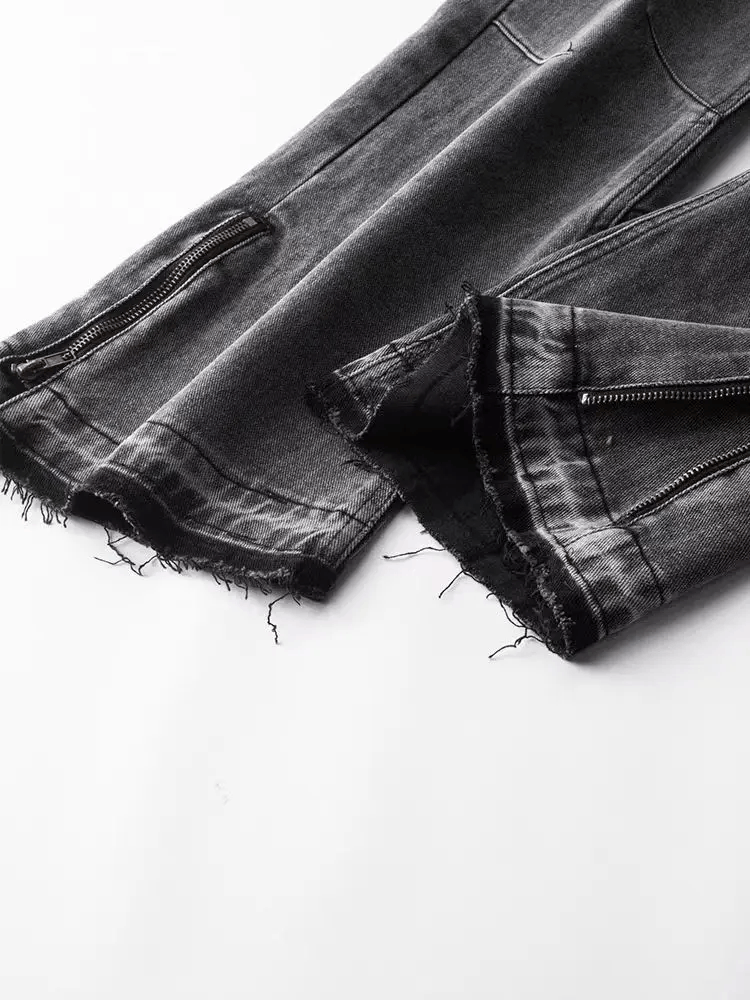 Japanese Brand × Jean Vintage high street washed loose ripped jeans Size US 34 / EU 50 - 8 Thumbnail