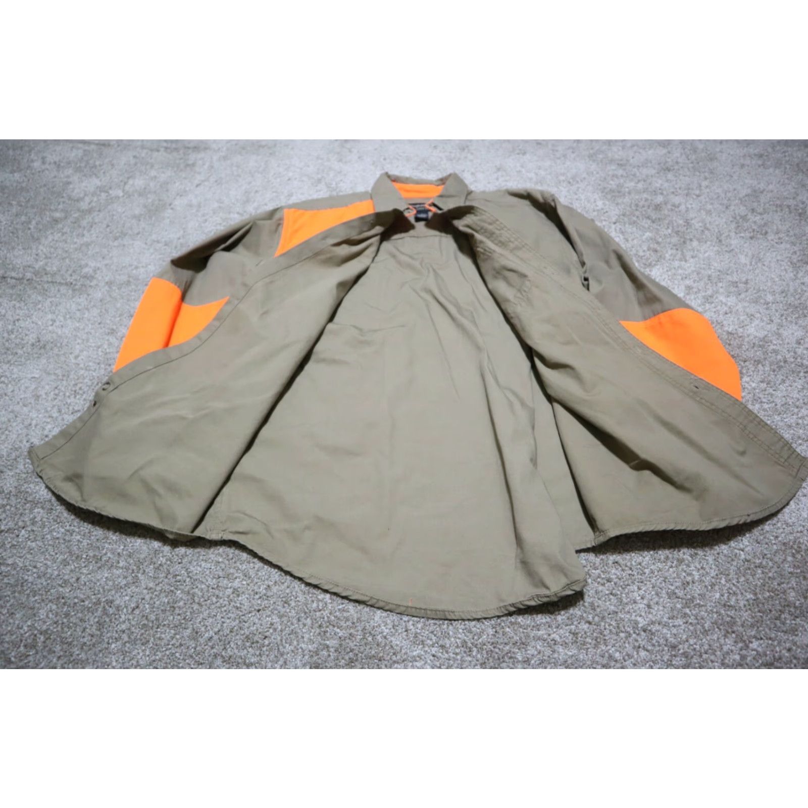 Vintage GANDER Mountain Jacket Hunting Blaze WaterPROOF SERIES GUIDE Blaze Orange Jacket M Mens Medium Size US M / EU 48-50 / 2 - 2 Thumbnail