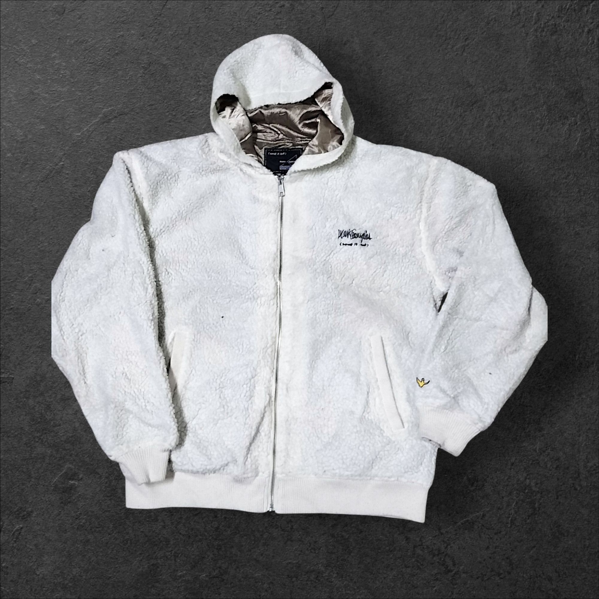 Welcome Skateboards Vintage Mark Gonzales Fleece Hoodie Satin Jacket Size US L / EU 52-54 / 3 - 2 Thumbnail