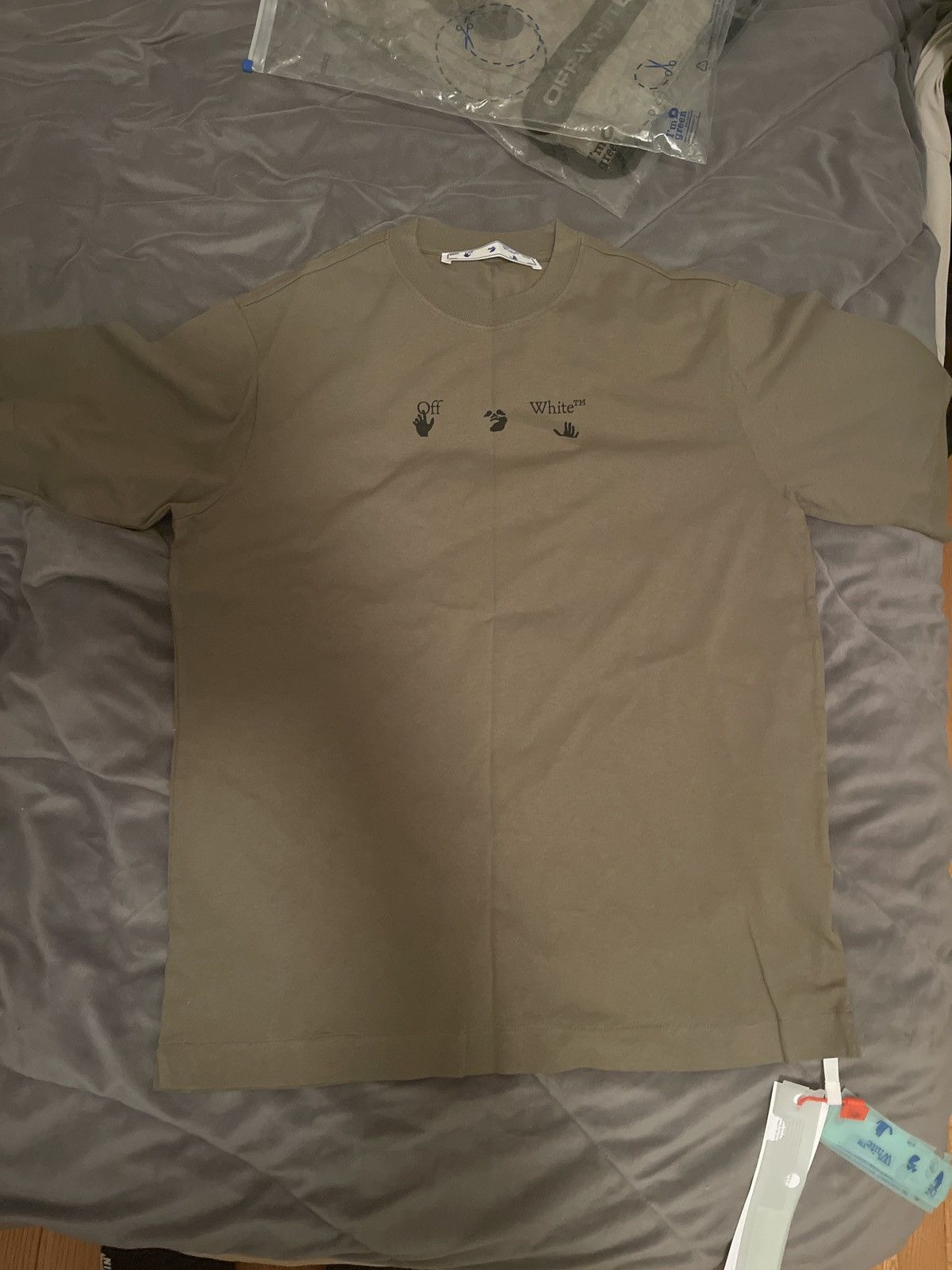 Off-White Negative Mark Green OFF-WHITE Skate Tee Size US S / EU 44-46 / 1 - 3 Thumbnail