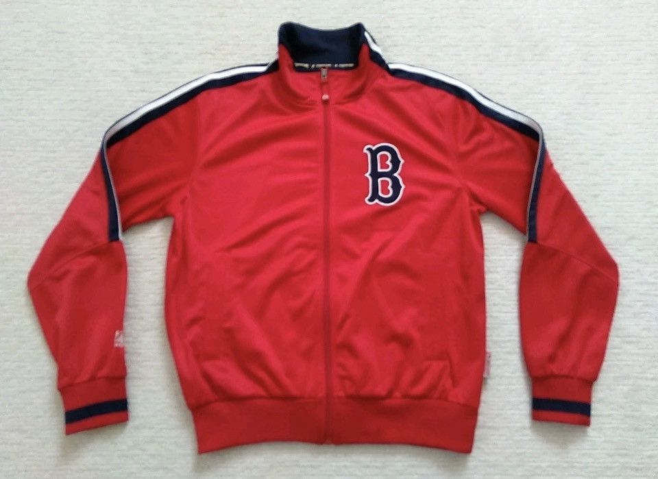 Cooperstown Collection Boston Red Sox Cooperstown Collection Majestic Track Jacket Size US S / EU 44-46 / 1 - 1 Thumbnail
