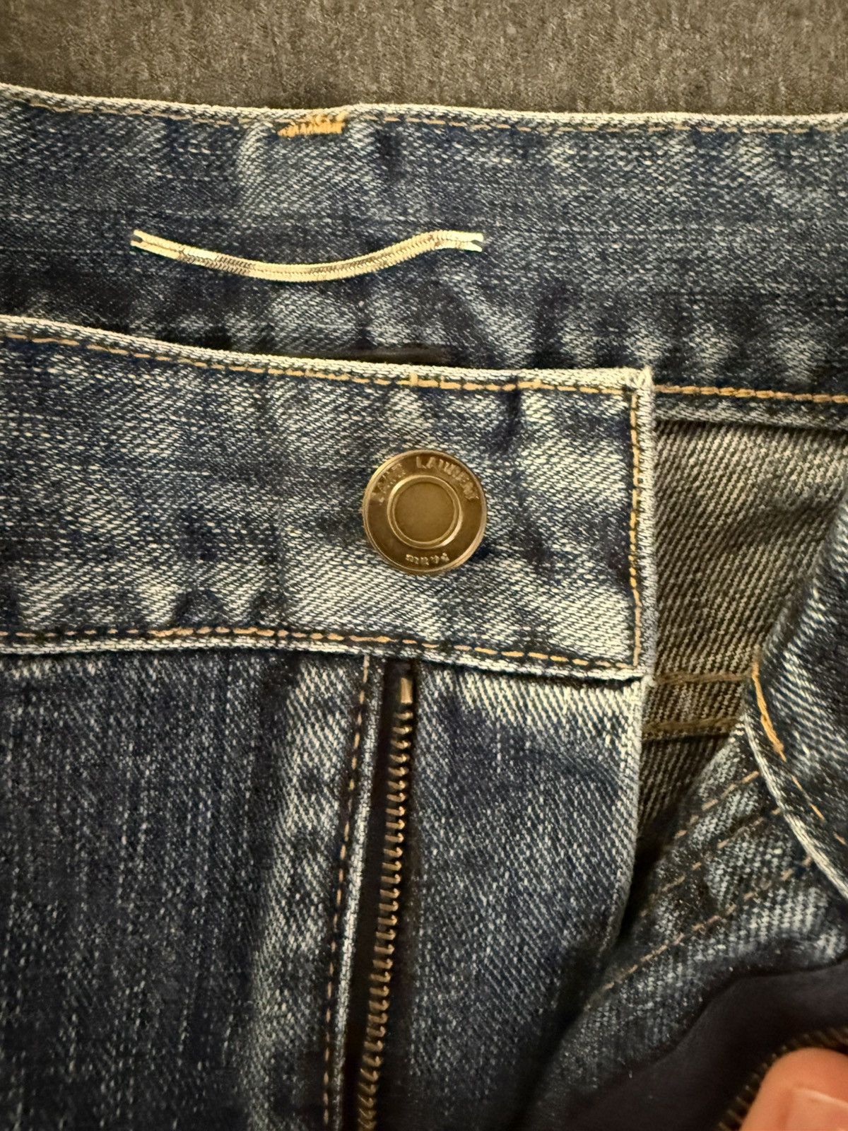 Saint Laurent Paris × Yves Saint Laurent Saint Laurent Paris University Denim Jeans D02 Size US 30 / EU 46 - 2 Thumbnail