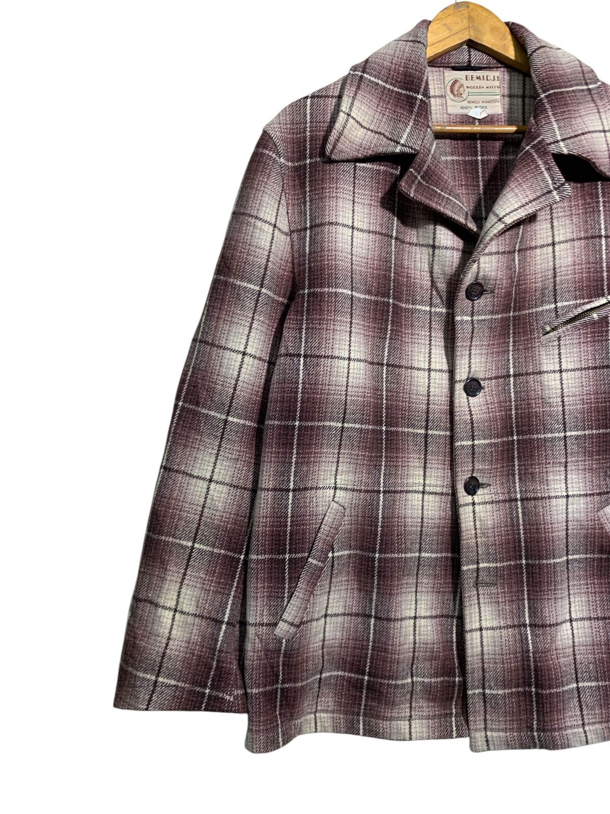 Vintage × Woolrich Woolen Mills 🔥VTG 60s BEMIDJI WOOLEN MILLS SHADOW PLAID Size US M / EU 48-50 / 2 - 2 Thumbnail