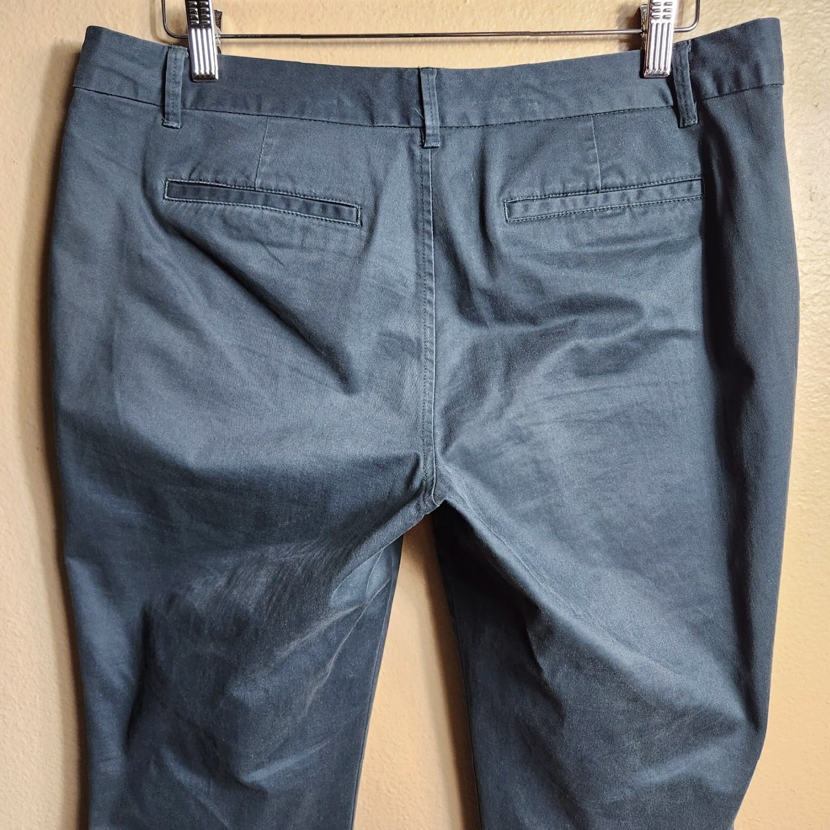 Banana Republic Banana Republic Womens Dark Gray Midrise Ryan Fit Straight Leg Pants-Size 10 Size 32" / US 10 / IT 46 - 6 Thumbnail
