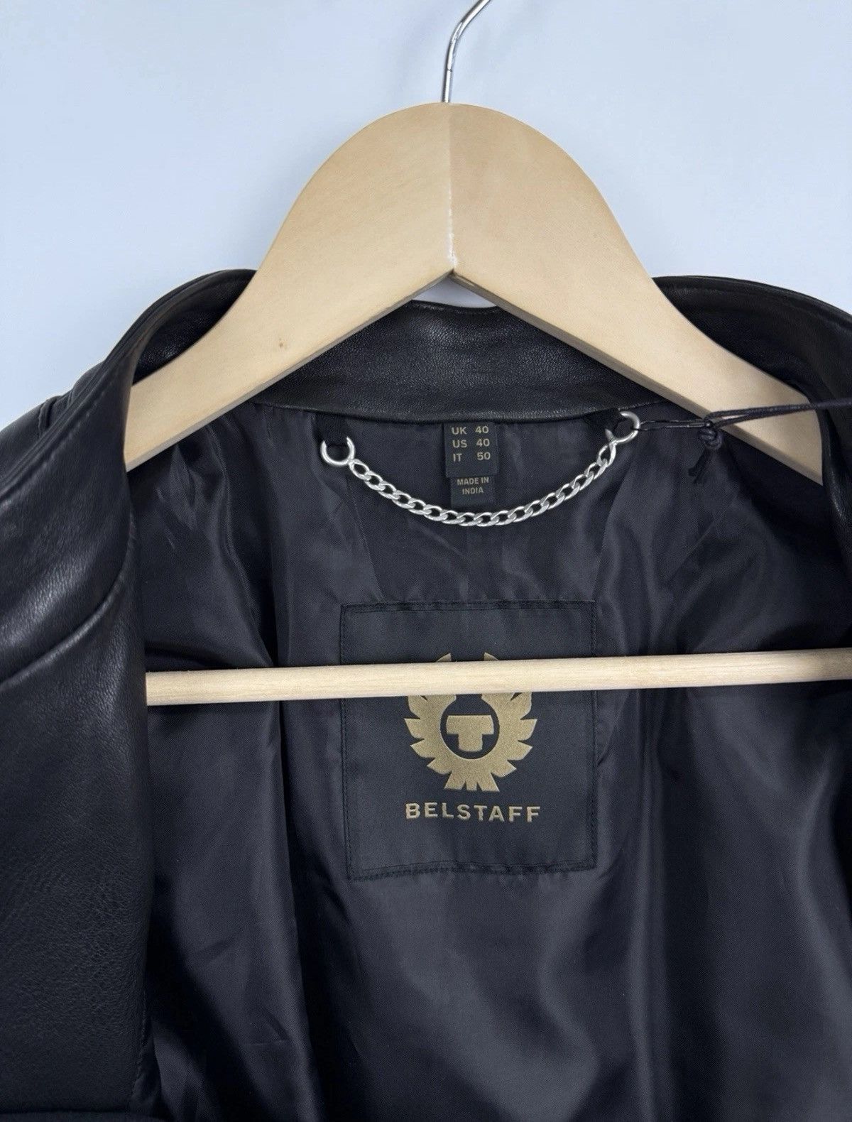 Belstaff ❗️NEW 🇬🇧 Belstaff Lamb Leather Jacket 104761 T Racer Size US M / EU 48-50 / 2 - 13 Thumbnail