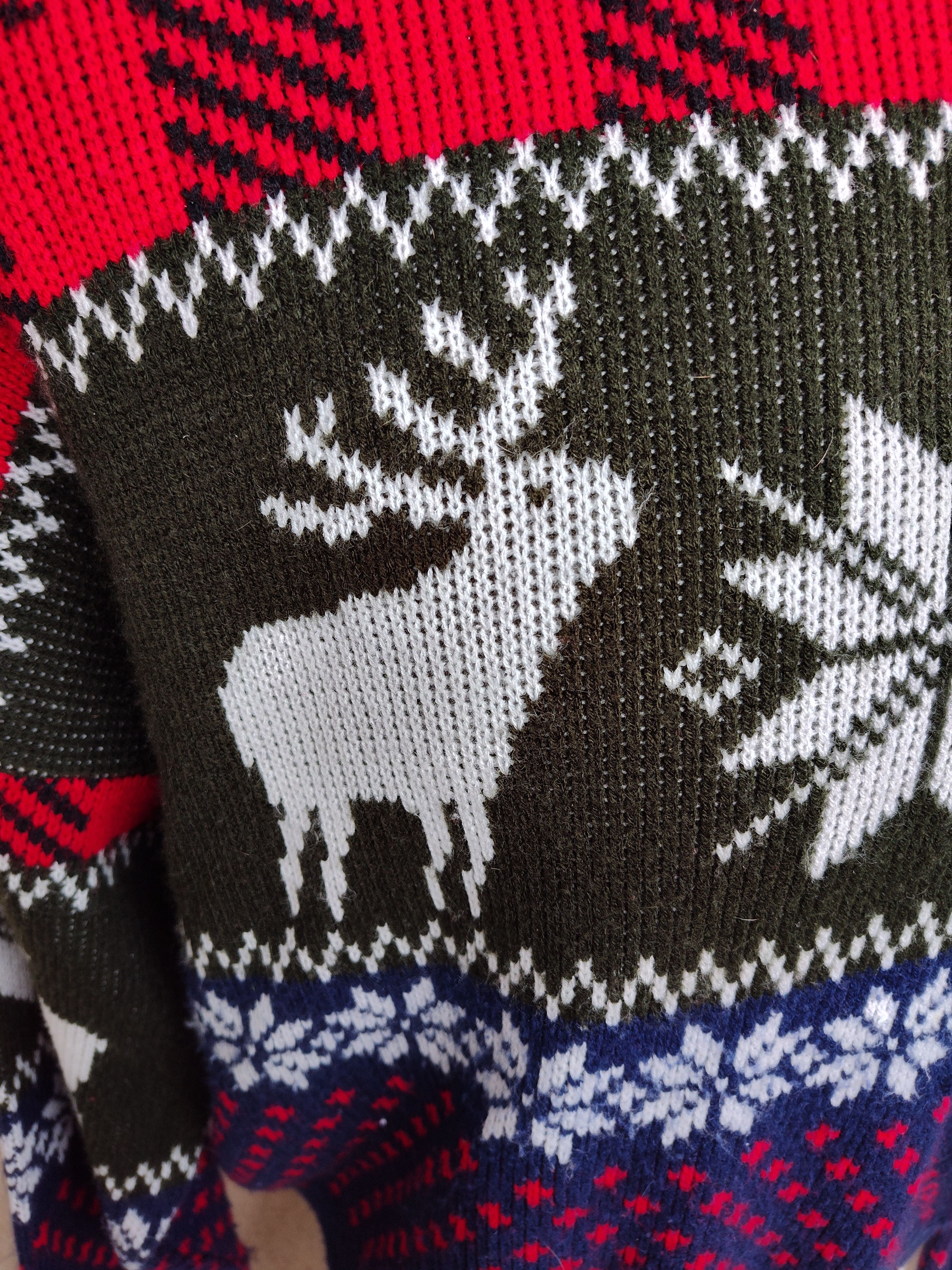 Vintage Vintage 90s Fair Isle Christmas Sweater Falls Creek Large Size US L / EU 52-54 / 3 - 6 Thumbnail