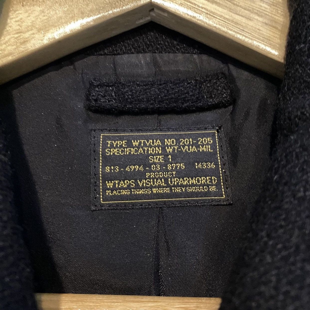 Wtaps WTAPS Melton CPO Jacket (CPO = “Chief Petty Officer” style) Size US S / EU 44-46 / 1 - 16 Thumbnail