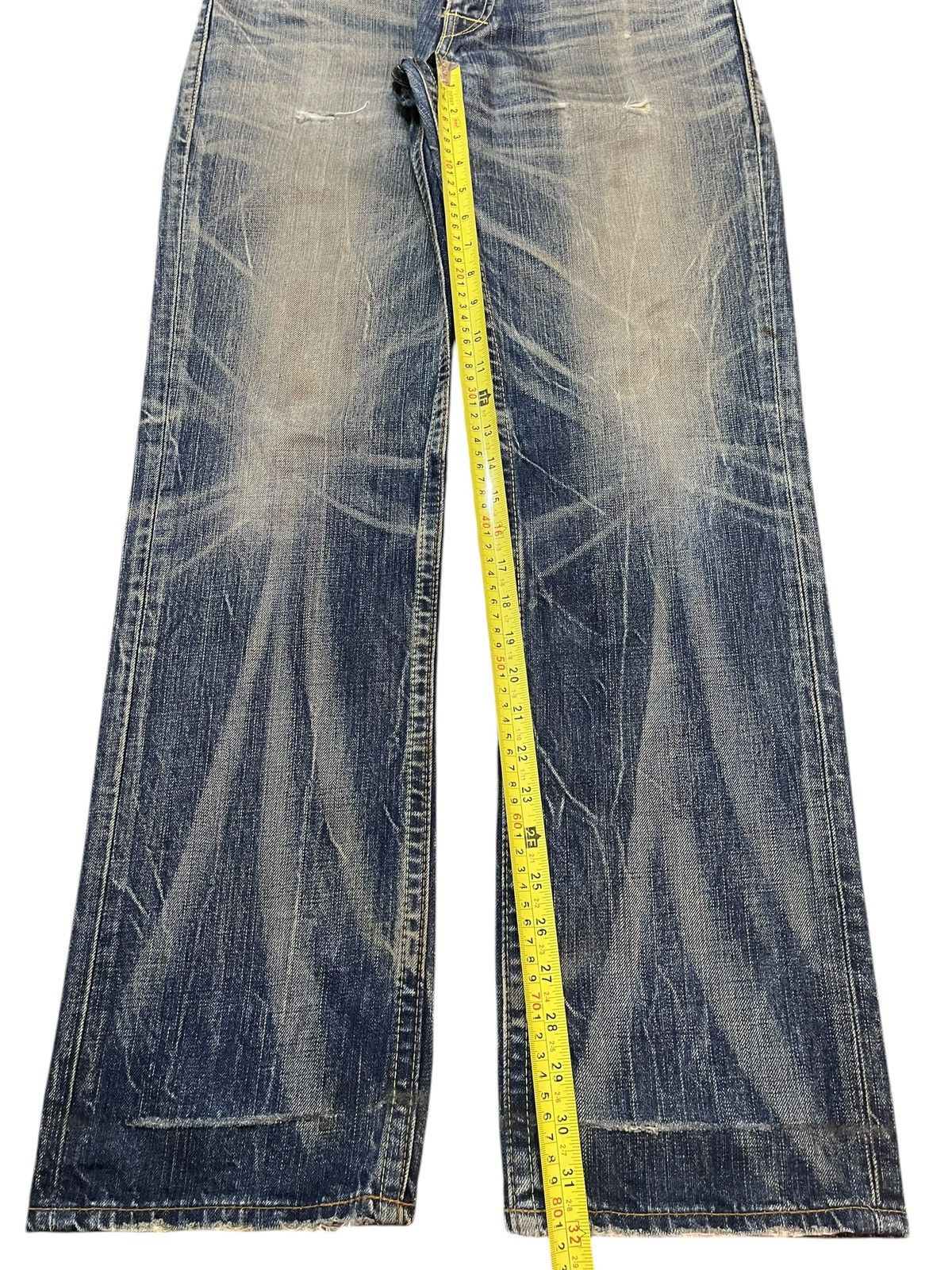 Levi's Vintage 90s Levis 502 Blue Thunder Wash Style Loose Jeans Size US 32 / EU 48 - 14 Thumbnail