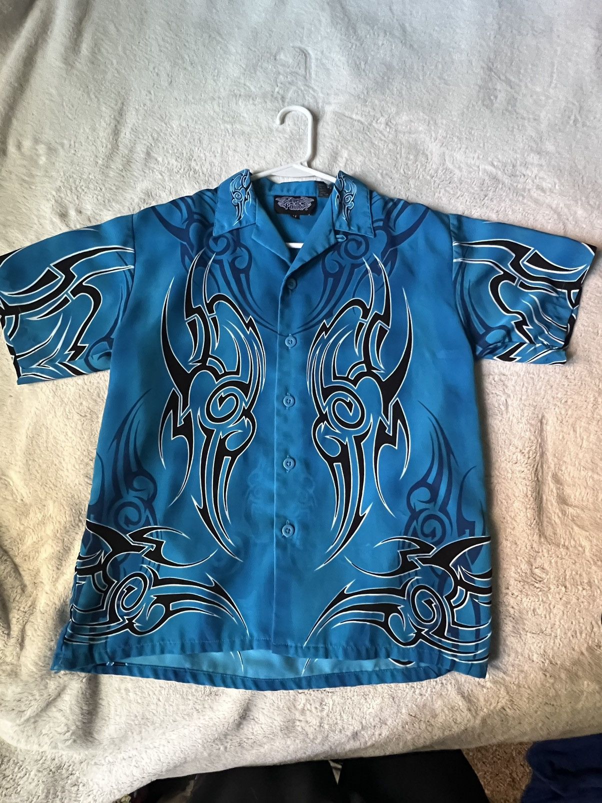 Vintage ‘00s TRIBAL BUTTON UP Size US M / EU 48-50 / 2 - 2 Thumbnail