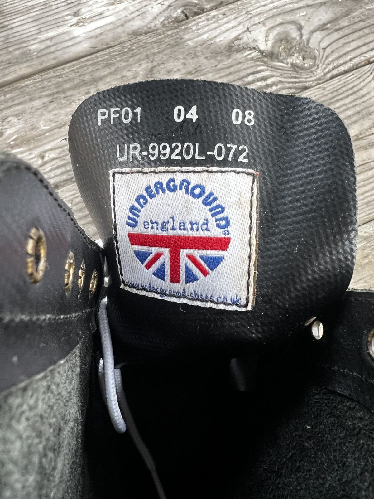 Other Vintage Rare Underground England boots steel toe leather Size US 8 / EU 41 - 7 Thumbnail