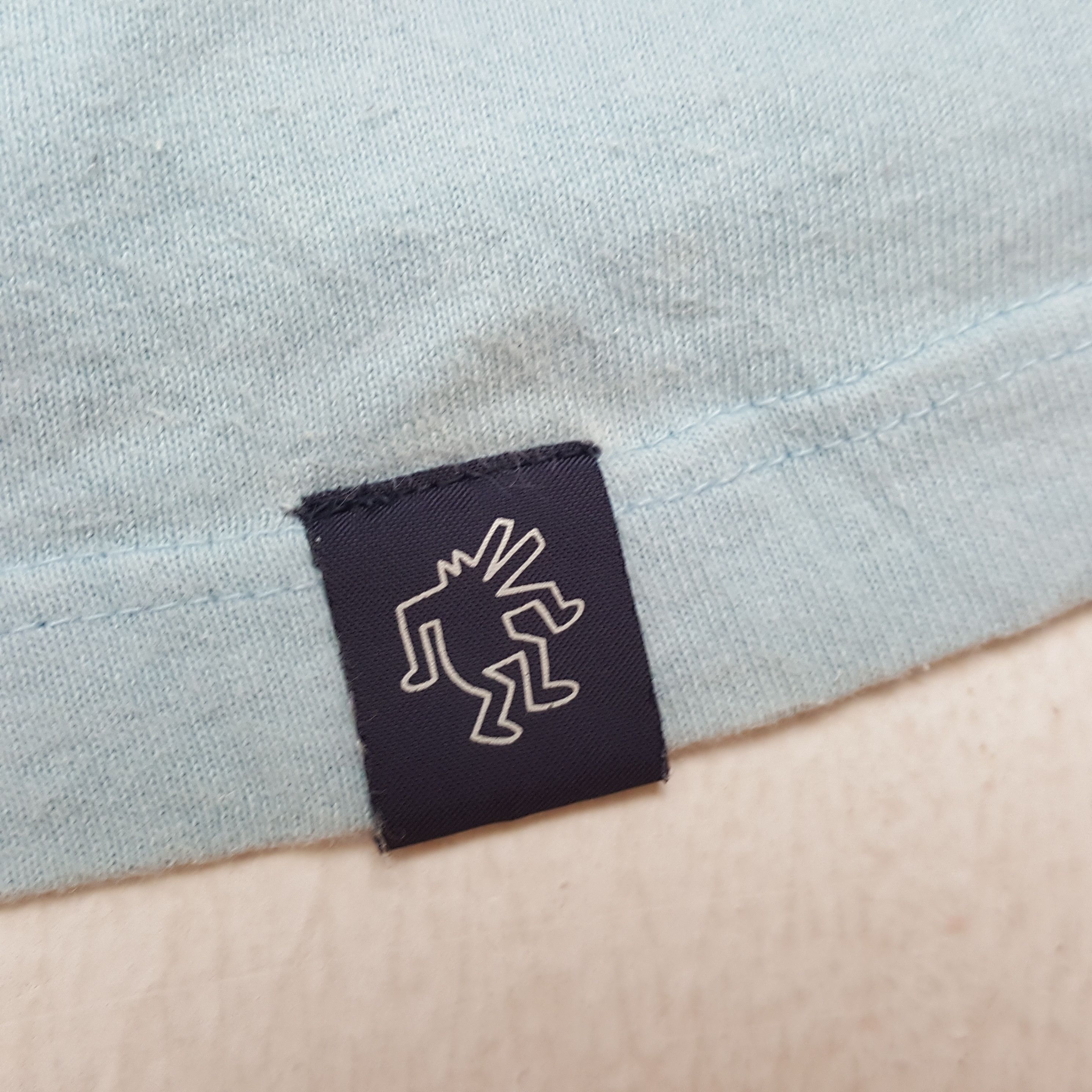 Keith Haring × Vintage KEITH HARING Center Design Streetwear Style Tshirt Size US L / EU 52-54 / 3 - 6 Thumbnail