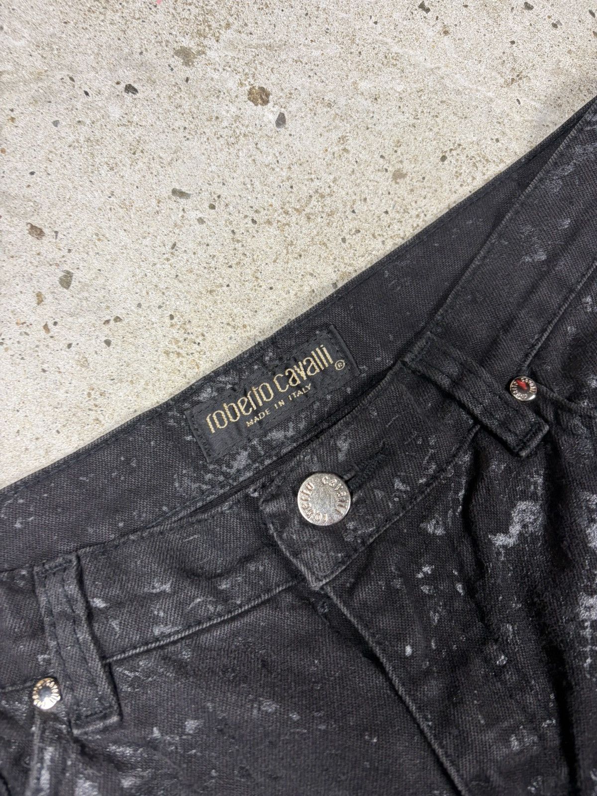 Roberto Cavalli AW1999 Roberto Cavalli Snakeskin Python Effect Obscure Pants Size 29" - 9 Thumbnail