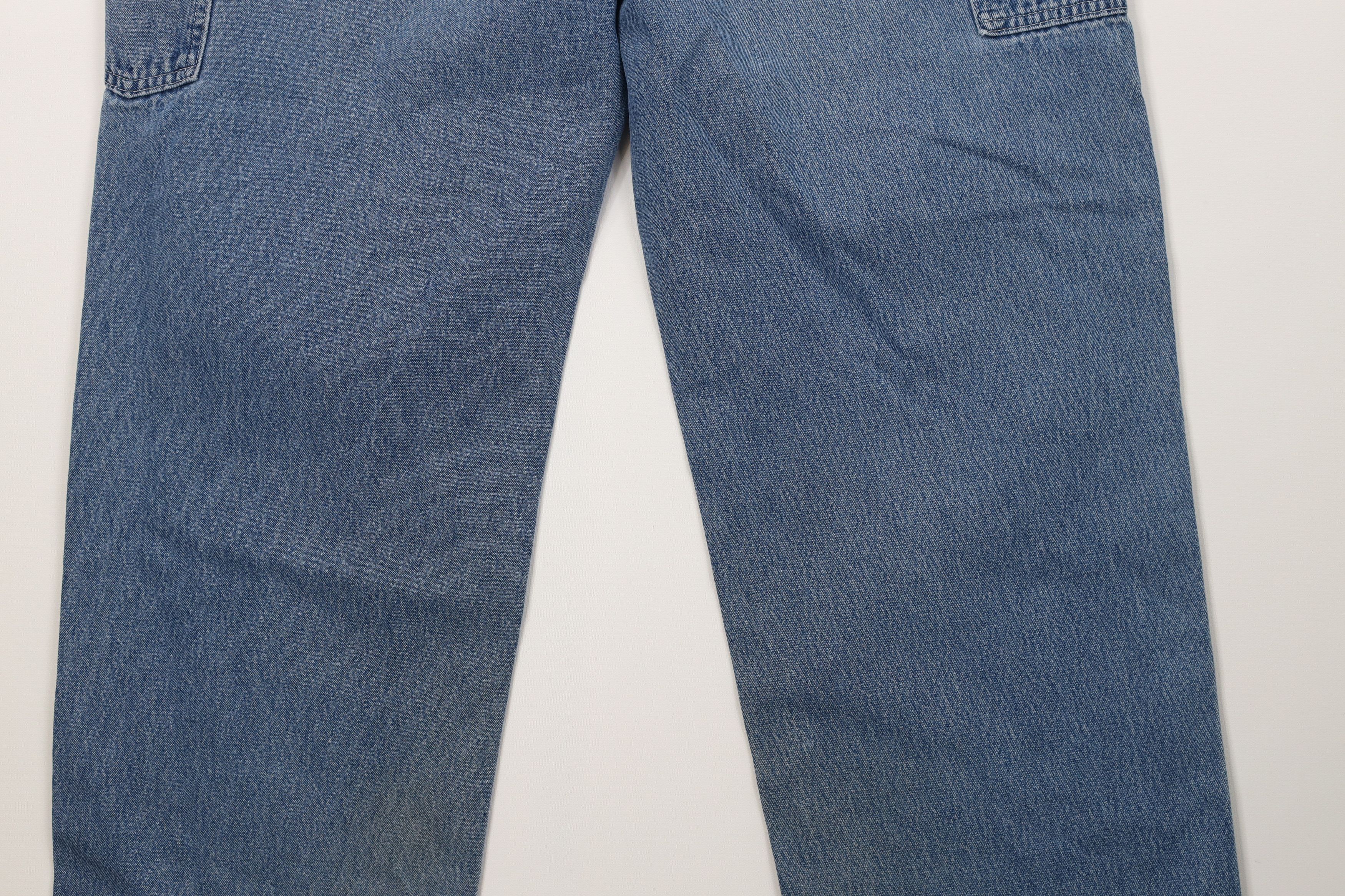 Carhartt Vintage Y2K Carhartt Wide Leg Dungaree Denim Jeans Blue Size US 38 / EU 54 - 13 Thumbnail