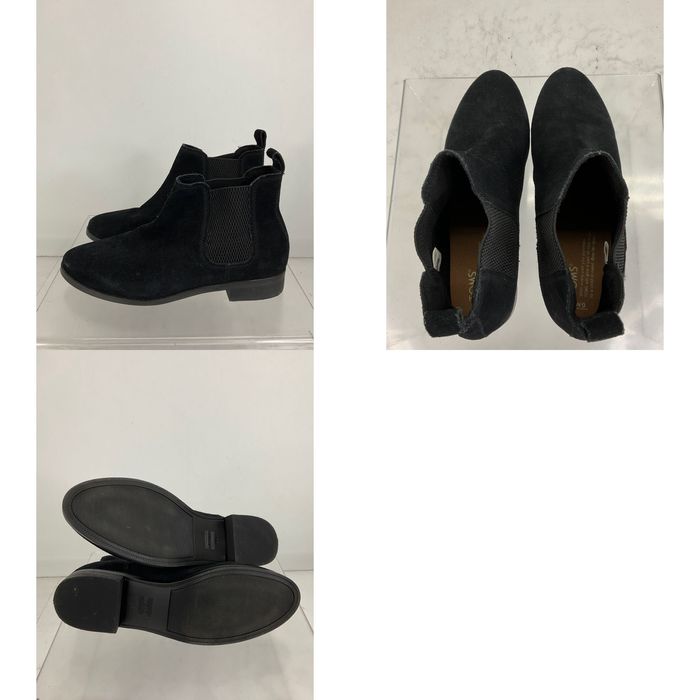 Toms ella outlet black suede