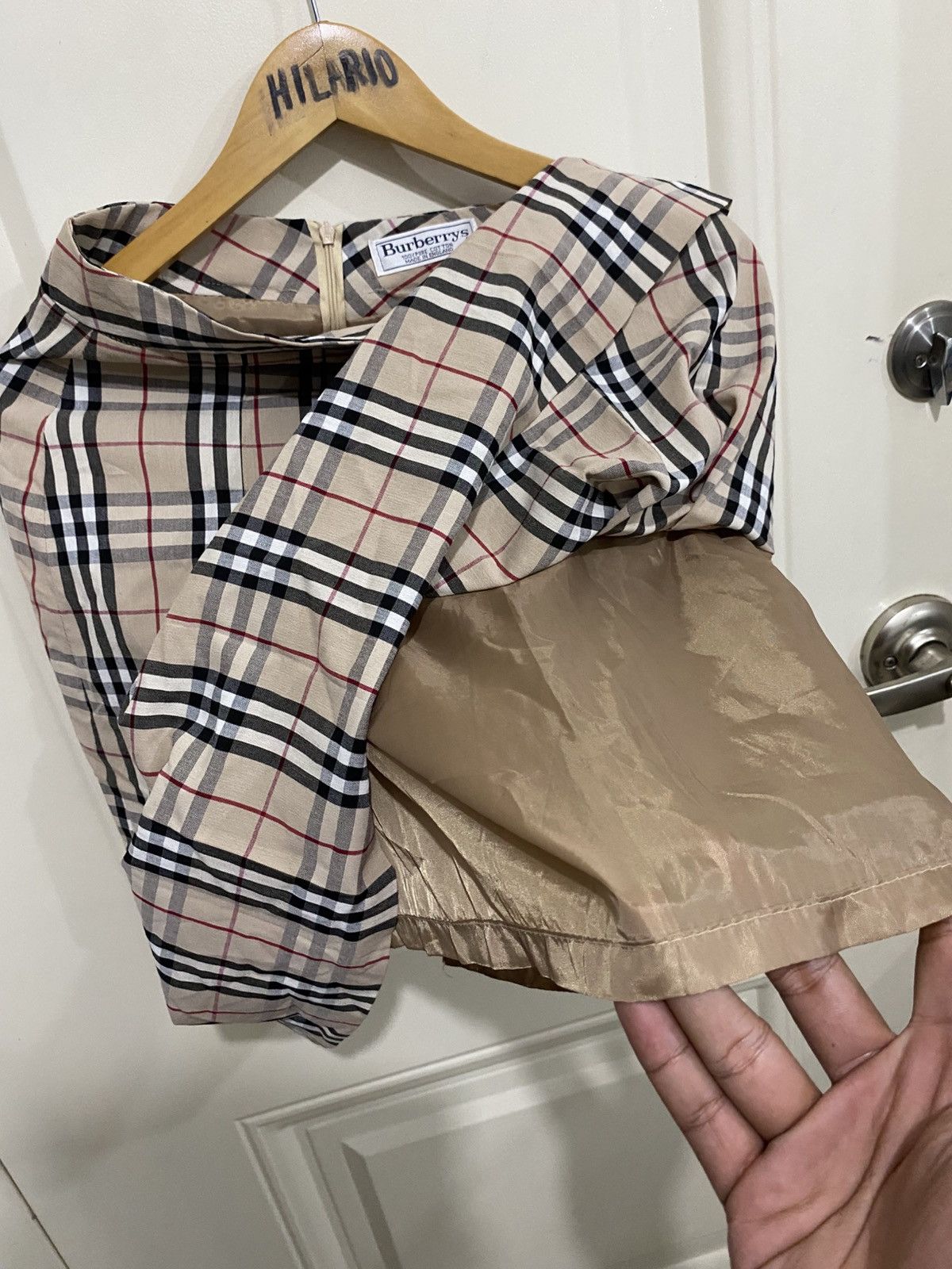 Burberry Burberry Nova Check Knee Length Skirt Size 28" / US 6 / IT 42 - 4 Thumbnail