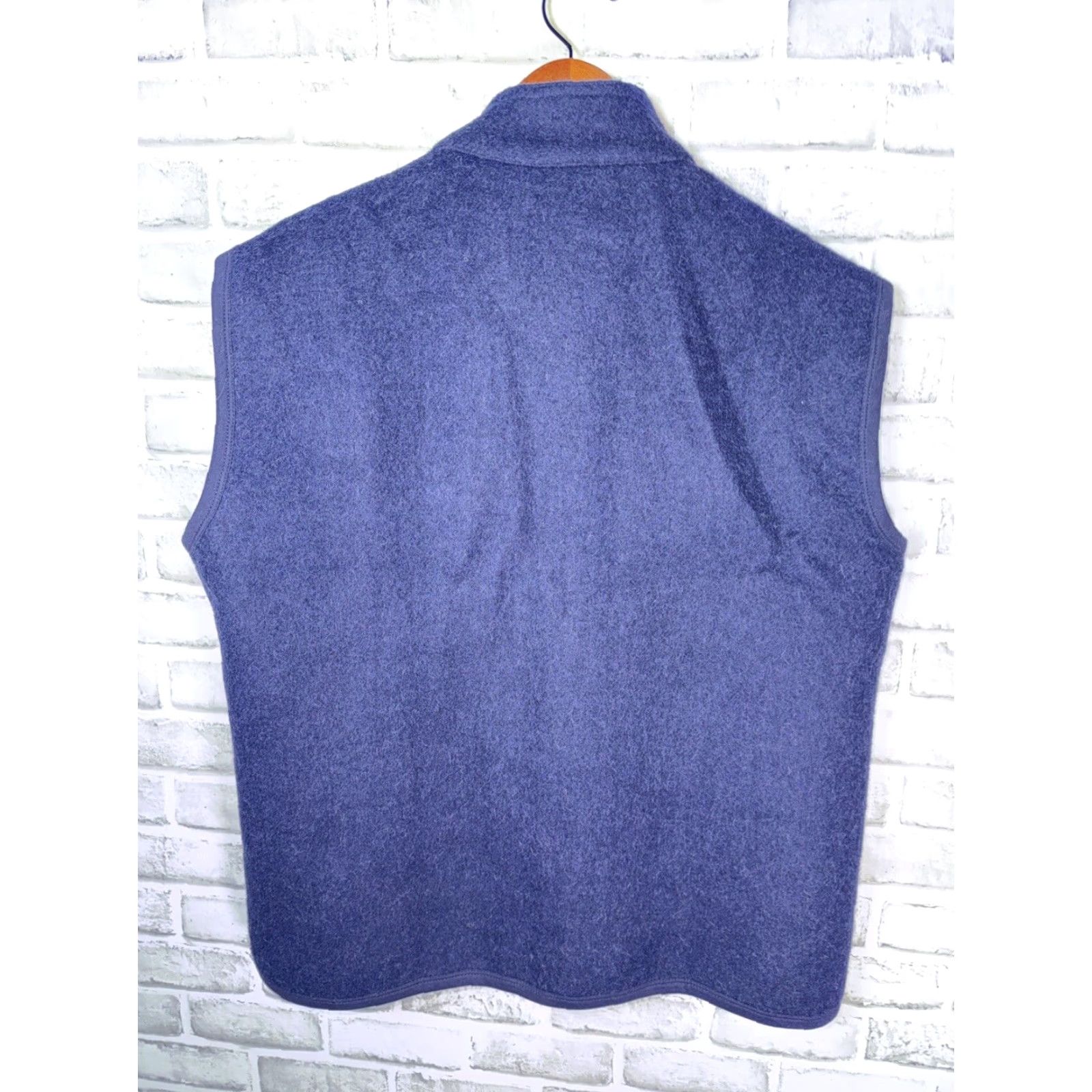 Vintage PERUVIAN ALPACA CO Reversible Alpaca Blend Vest Women's Small Blue & Gray Size S / US 4 / IT 40 - 5 Thumbnail