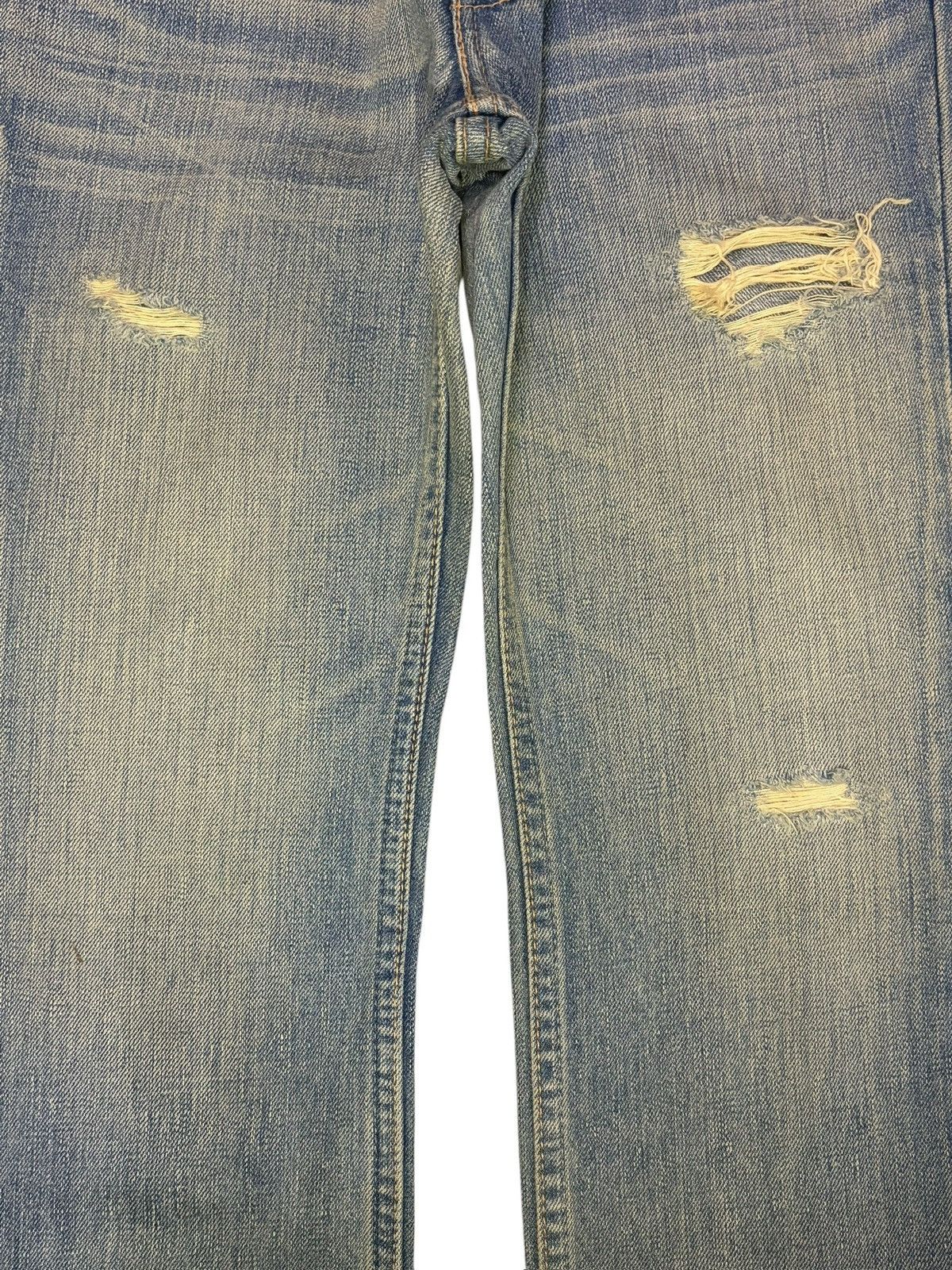 Levi's Vintage 90s Levis 502 Rusty Wash Distressed Jeans Size 26" / US 2 / IT 38 - 3 Thumbnail