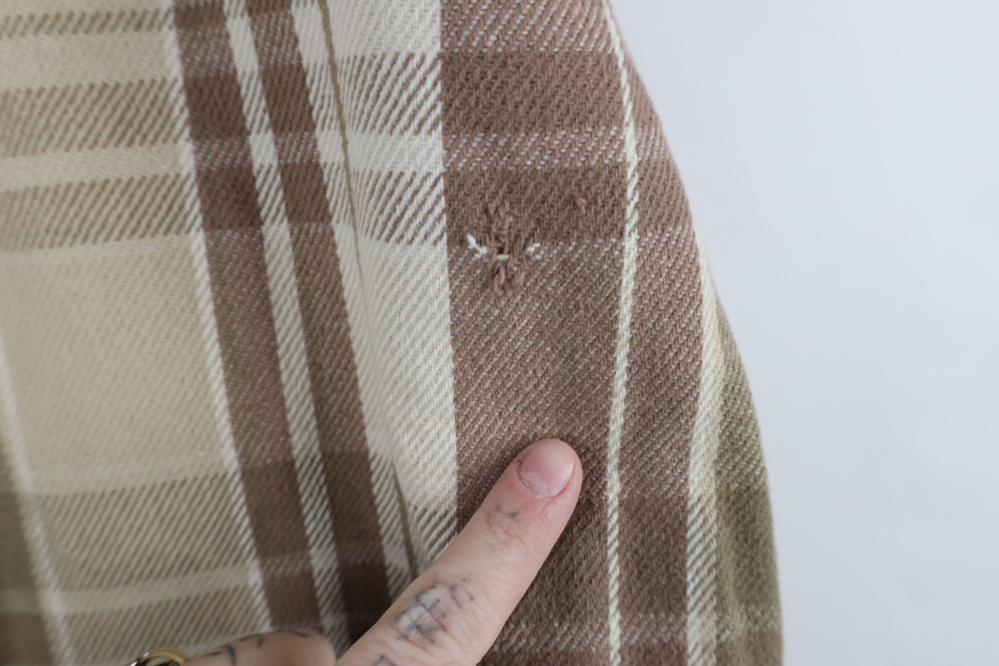 Vintage Vintage 90s Streetwear Heavyweight Button Shirt Plaid Size US XL / EU 56 / 4 - 10 Thumbnail