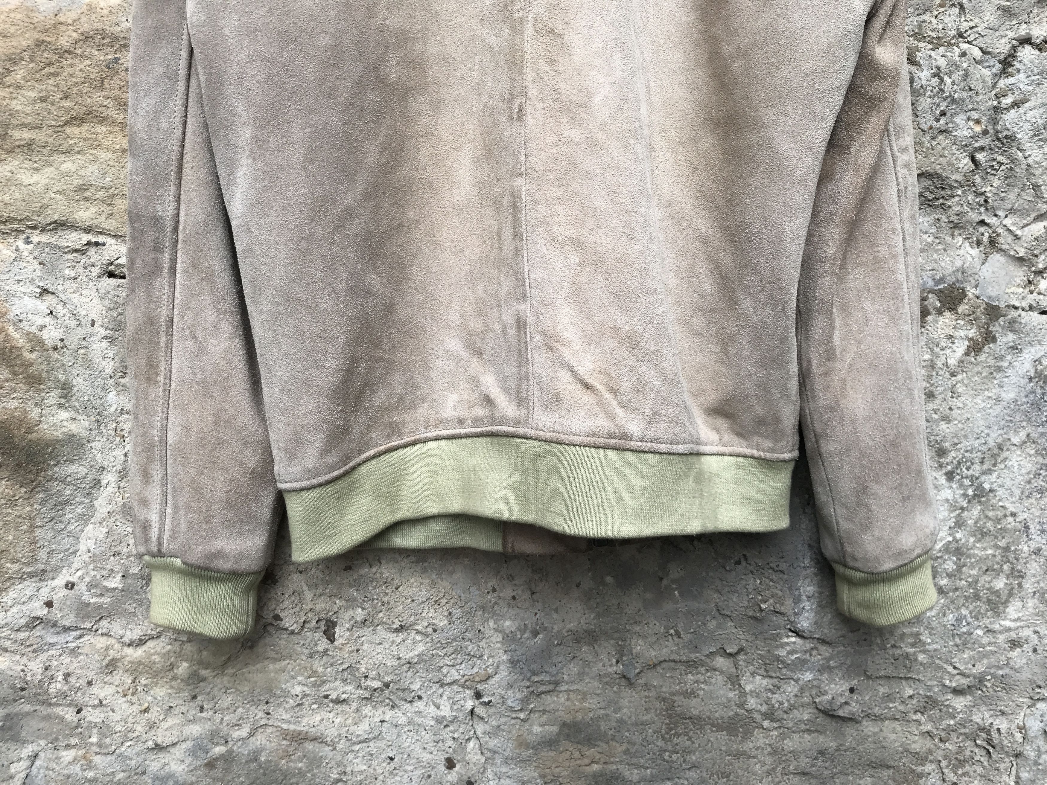 Vintage WEARECPH Suede Bomber Leather Jacket Size US M / EU 48-50 / 2 - 9 Thumbnail
