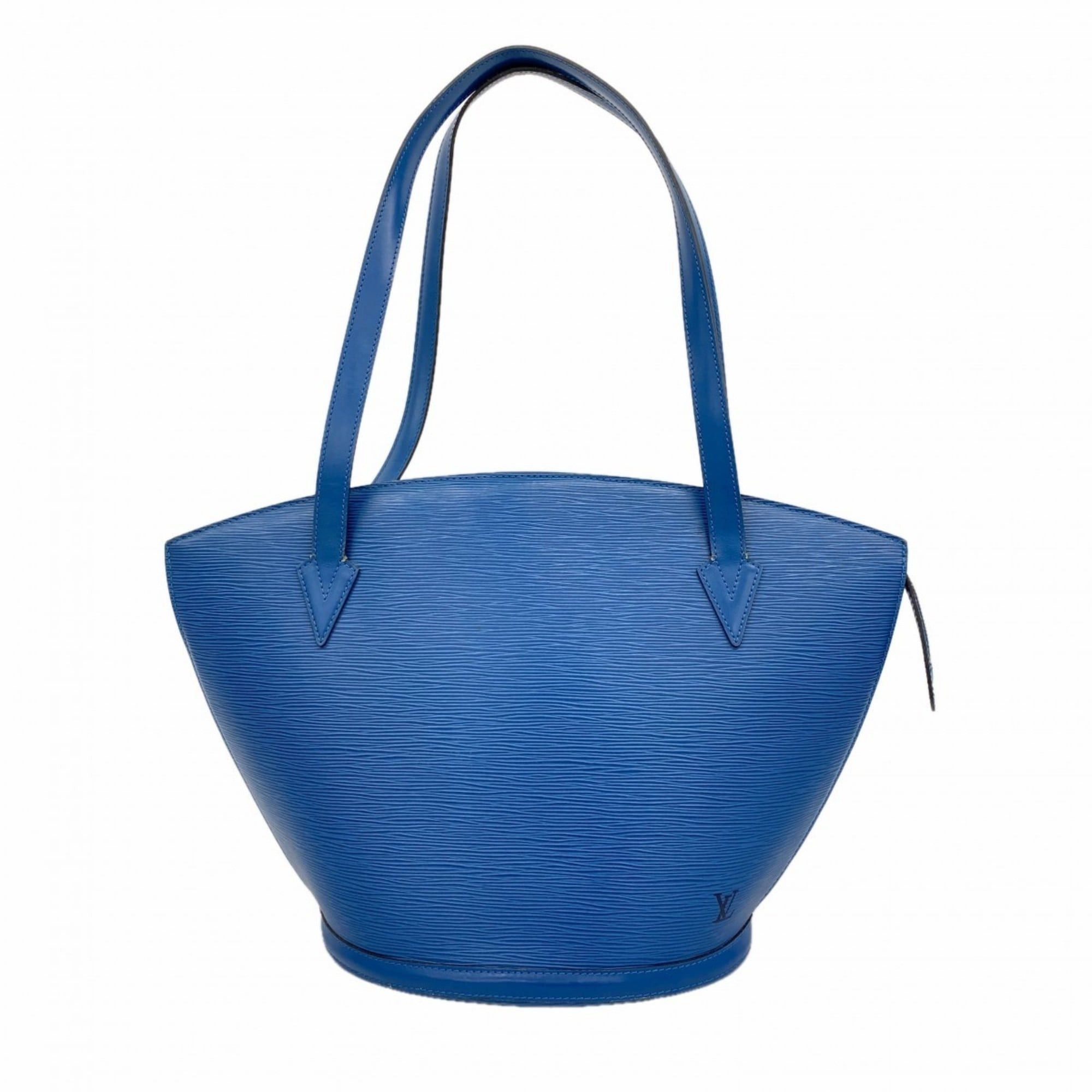 Louis Vuitton Epi Saint-Jacques Shoulder Bag M52265 Toledo Blue for Women