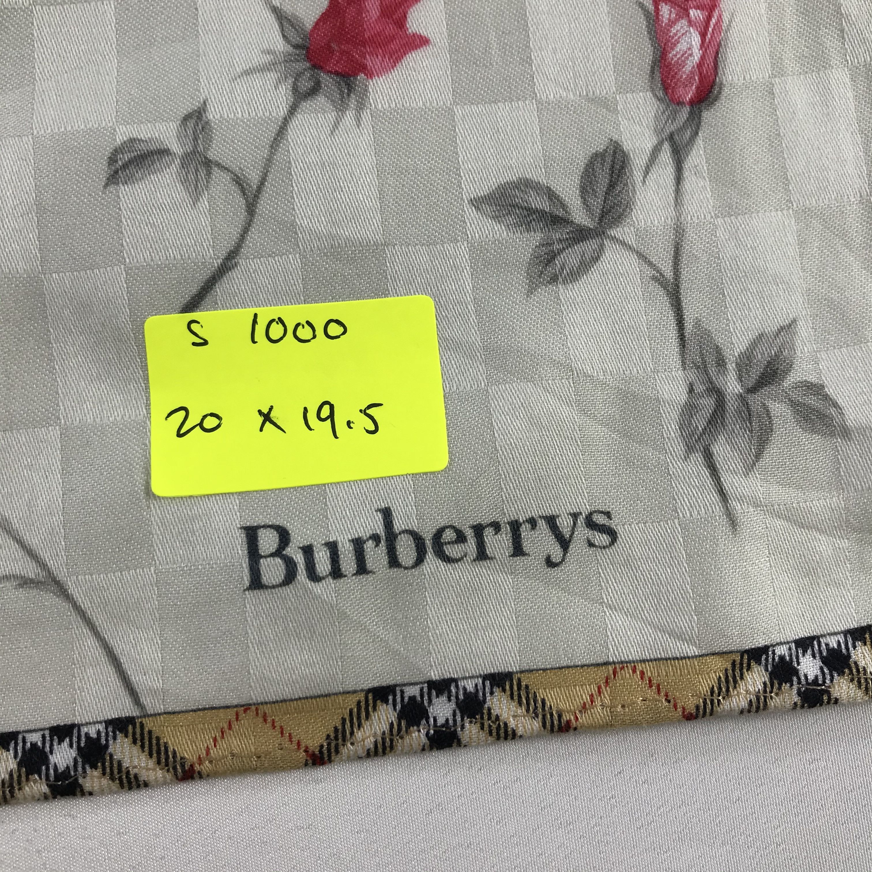 Burberry × Vintage Burberry Bandana / Handkerchief / Neckerchief - S1000 Size ONE SIZE - 5 Thumbnail