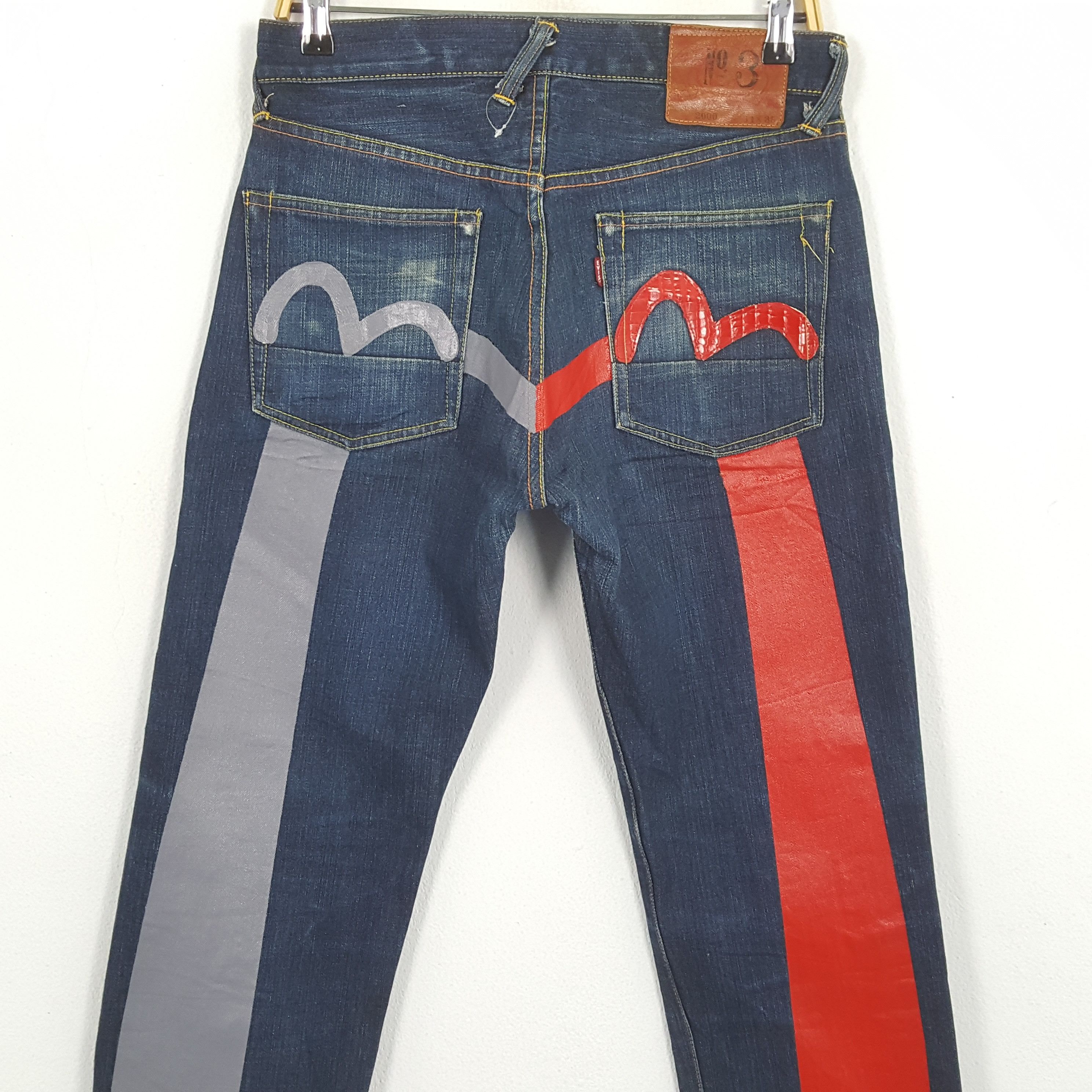 Evisu × Japanese Brand × Vintage Vintage EVISU Japanese Brand Daicock Custom Design Jeans Size US 29 - 2 Thumbnail