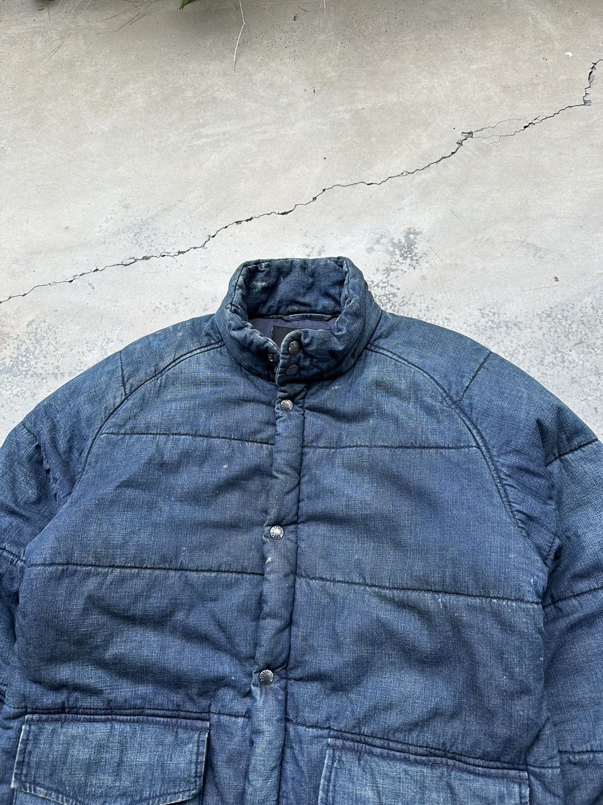 Bape 🦍Vintage A Bathing Ape Denim Utility Jacket Size US L / EU 52-54 / 3 - 3 Thumbnail