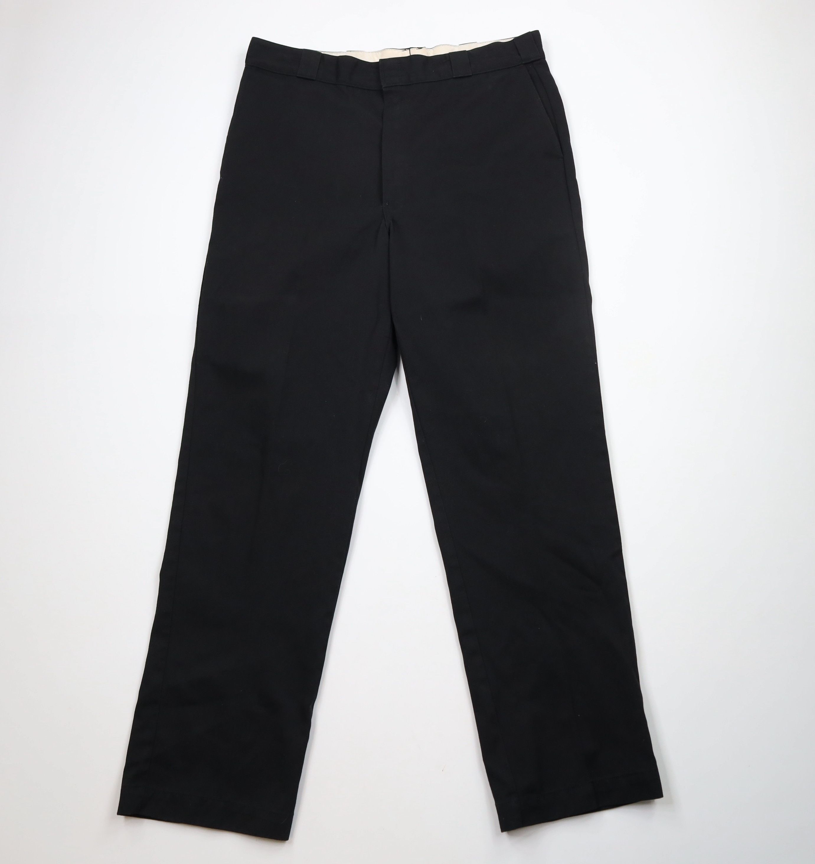 Dickies × Vintage Vintage 70s Dickies Wide Leg Mechanic Work Pants Black USA Size US 38 / EU 54 - 1 Thumbnail