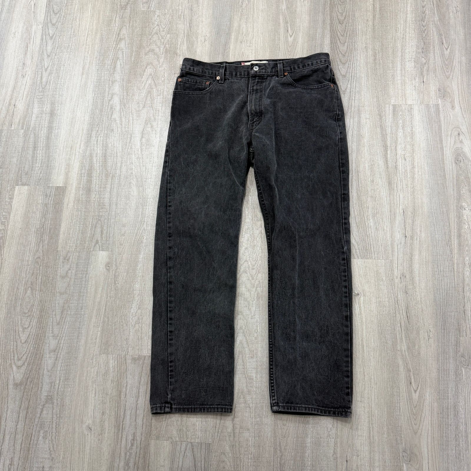 Levi's Vintage Levis Jeans Men's 36x30 Black Regular Straight y2k Size US 36 / EU 52 - 2 Thumbnail