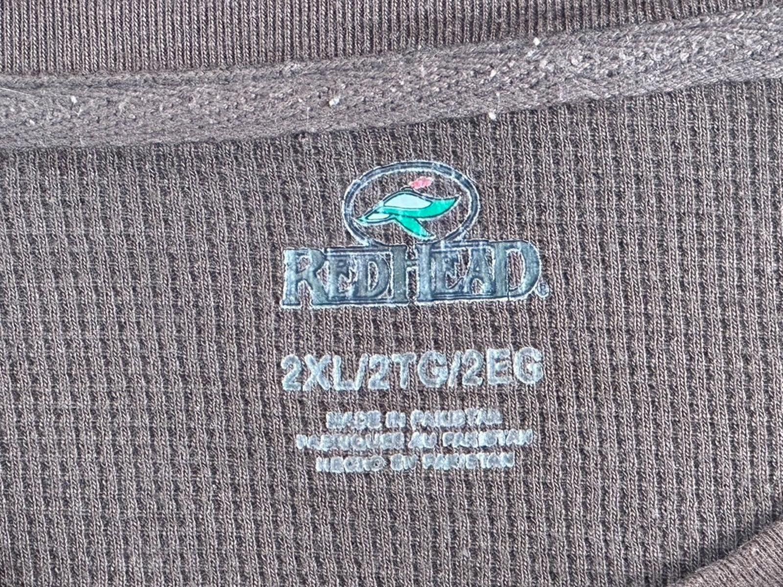 Redhead Bass Pro Shops Men's 2XL Red Head Waffle Knit Pullover Size US XXL / EU 58 / 5 - 8 Thumbnail