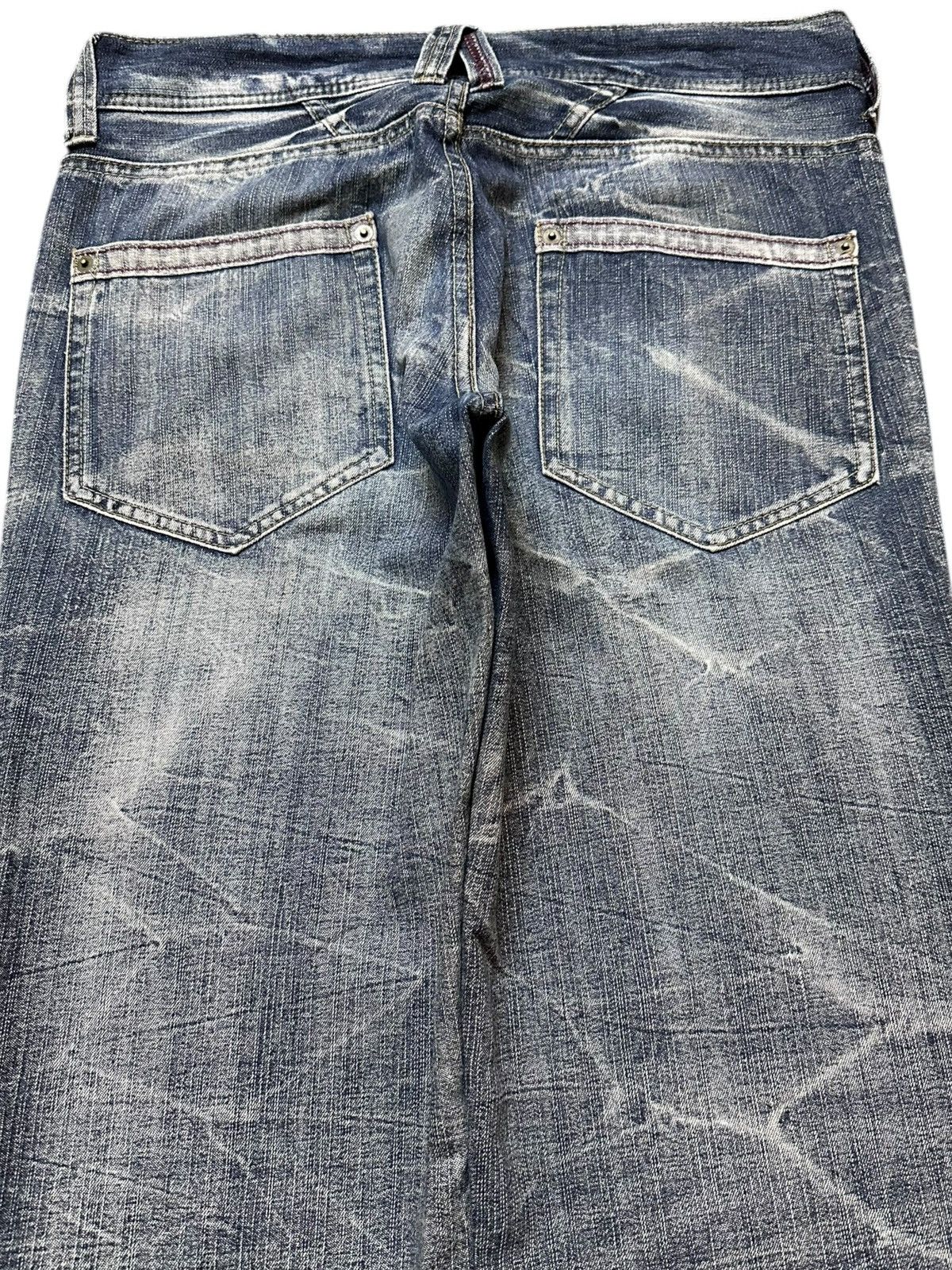 Japanese Brand Vintage Real Vintage Honeycomb Ash Straight Leg Denim Size US 32 / EU 48 - 7 Thumbnail