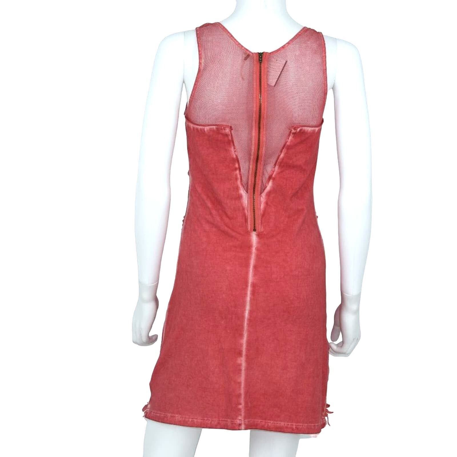 Free People Free People Pink Mesh Beaded V Neck Mini Dress Size Small Size S / US 4 / IT 40 - 3 Thumbnail