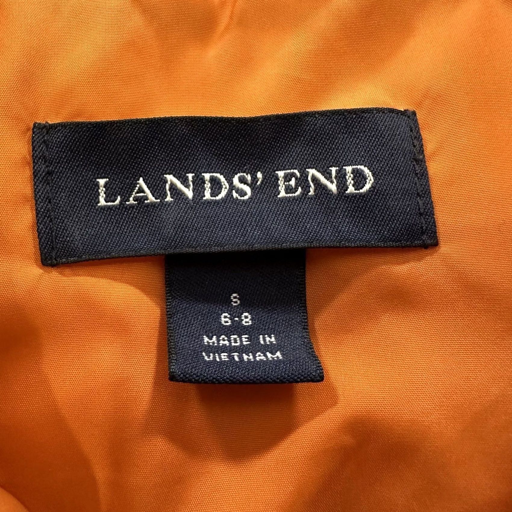 Lands' End Lands' End Primaloft Quilted Jacket Womens S Navy Blue Full Zip Size S / US 4 / IT 40 - 3 Thumbnail
