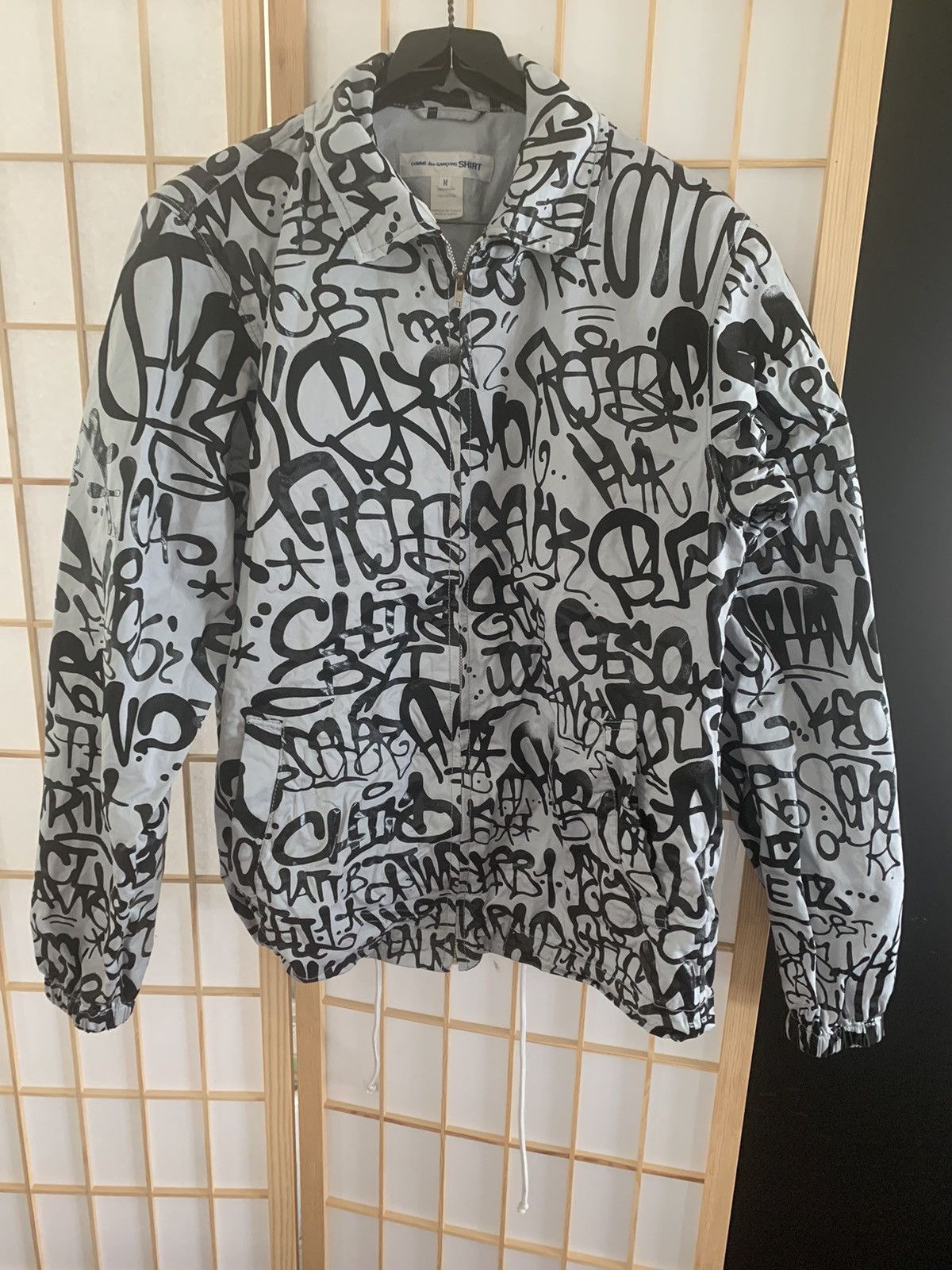 CDG by Comme des Garcons Comme des Garçons SHIRT Graffiti Front Zip Jacket M Size US M / EU 48-50 / 2 - 1 Thumbnail