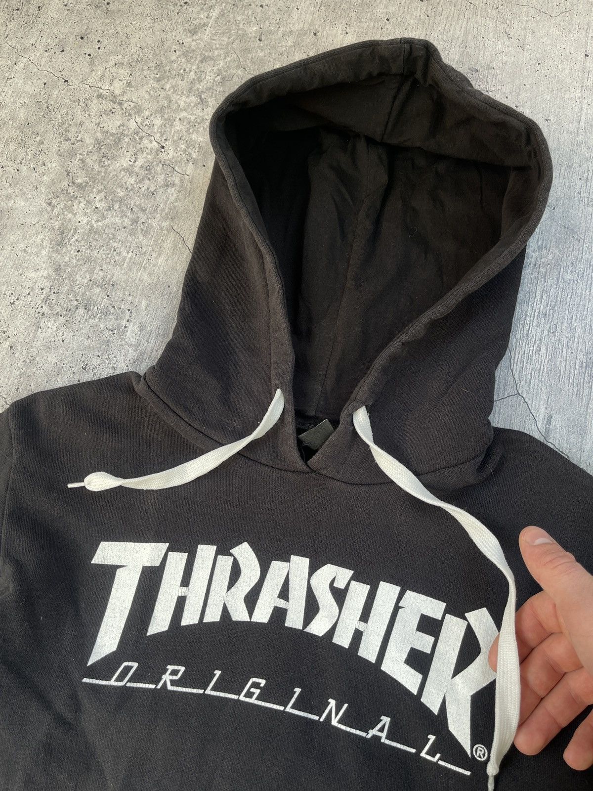 Thrasher × Vintage Crazy Vintage Y2K Thrasher Hoodie Size US XS / EU 42 / 0 - 3 Thumbnail