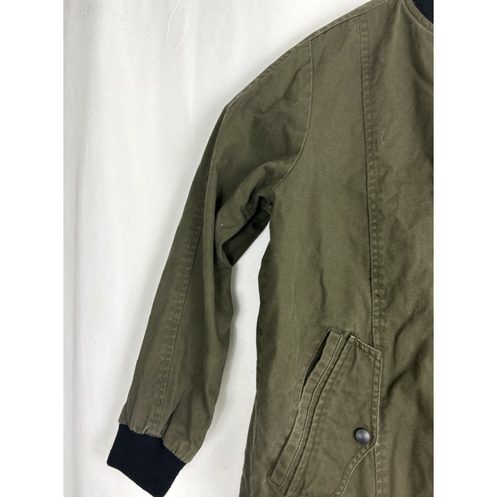 Zara ZARA Military Long Jacket Size M Green Speak Up Basics Z1975 Denim Street Cool Size US M / EU 48-50 / 2 - 2 Thumbnail