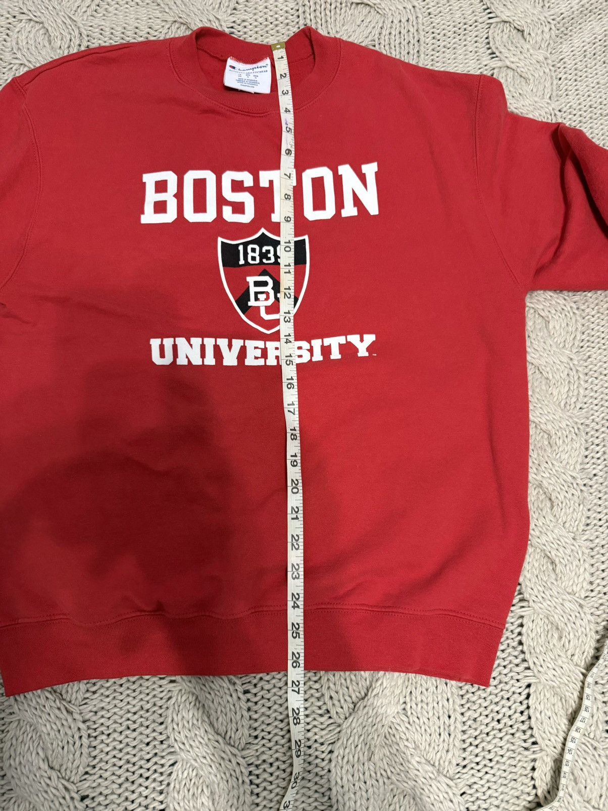 Champion Champion Boston University Sweatshjrt Medium Size US M / EU 48-50 / 2 - 4 Thumbnail