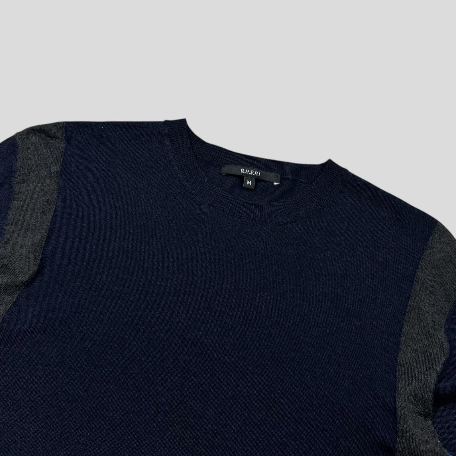 Gucci Gucci Superfine Silk & Cashmere Lightweight Panelled Knit M Size US M / EU 48-50 / 2 - 5 Thumbnail