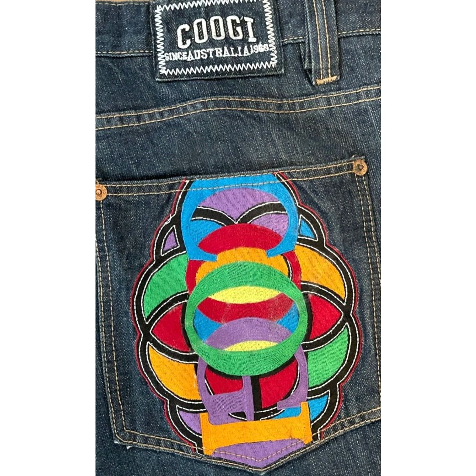 Coogi VINTAGE COOGI Jeans Denim Bootcut Embroidered Pockets Men 40x35 Blue Size 40 Regular RN111642 Size US 40 / EU 56 - 4 Thumbnail