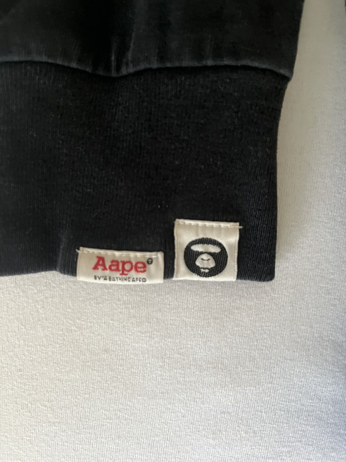 Aape × Bape Black a bathing ape (Bape) longsleeve/shirt Size US M / EU 48-50 / 2 - 4 Thumbnail