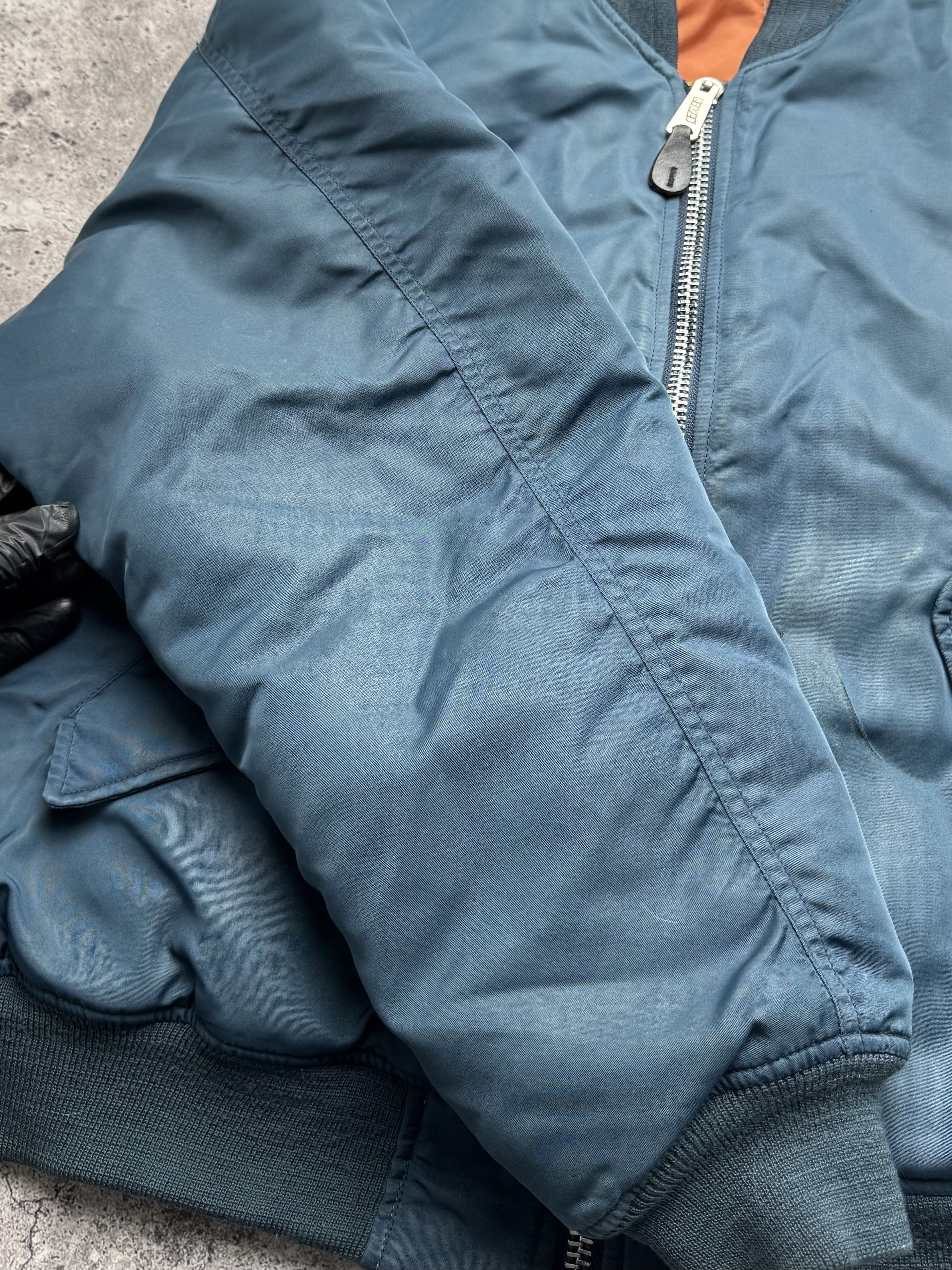 Vintage Vintage Bomber Jacket Zip Up Padded Style Casual Coat (E8) Size US M / EU 48-50 / 2 - 5 Thumbnail