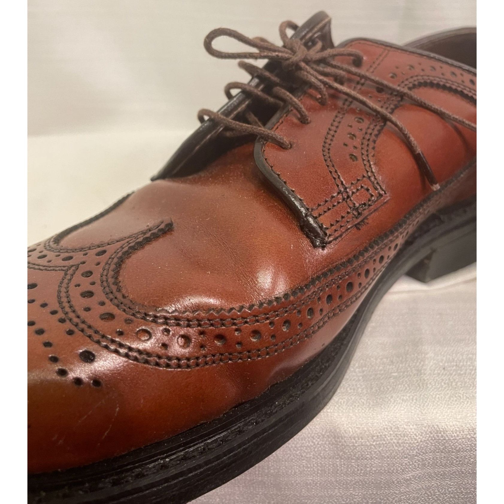 Other SH7006- Dexter Brown Leather Wingtip Oxford Shoes Men’s 8 Ma Size US 8 / EU 41 - 3 Thumbnail