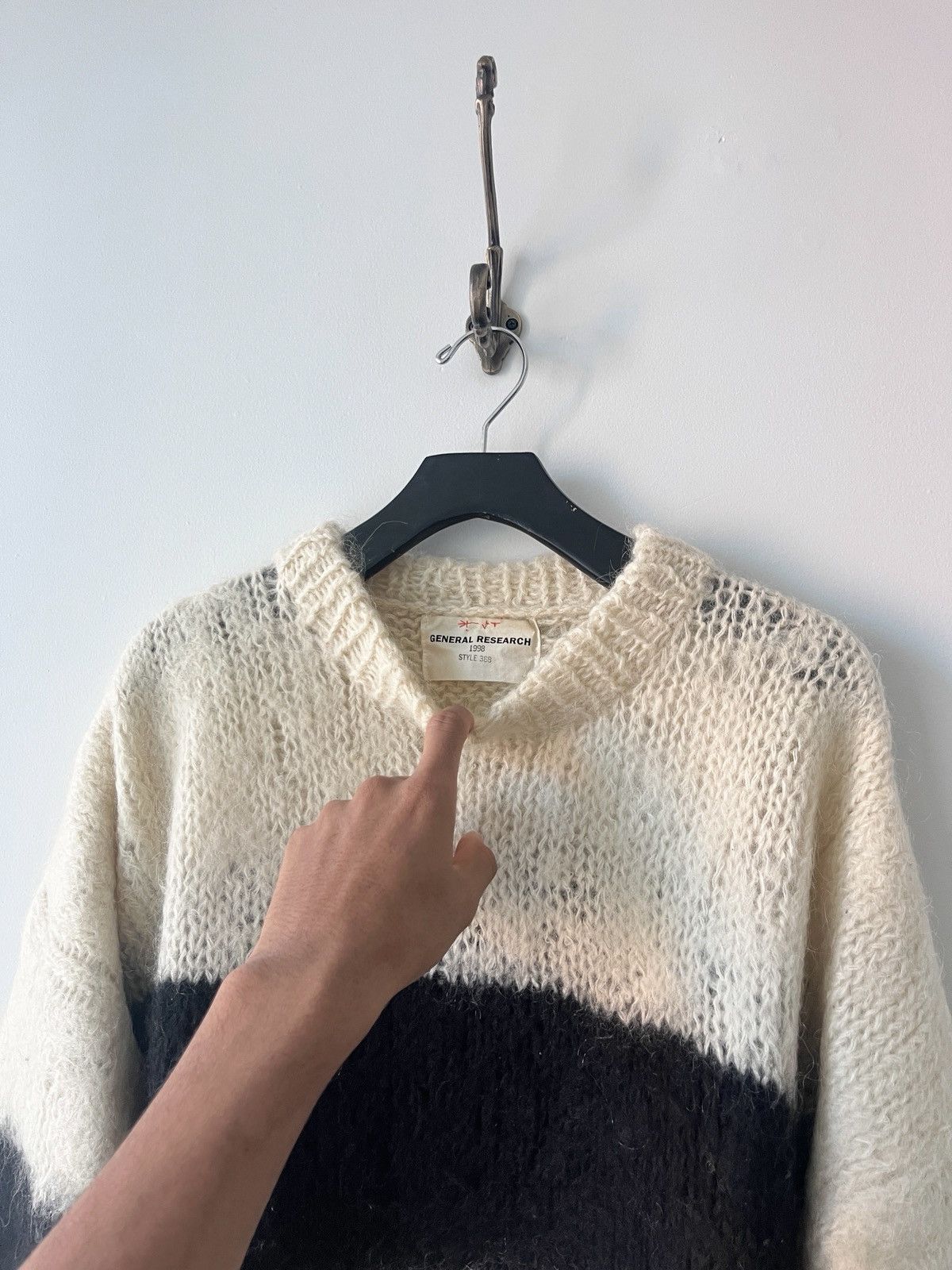 General Research 1998 Striped Mohair Sweater (SOLD) Size US M / EU 48-50 / 2 - 2 Thumbnail
