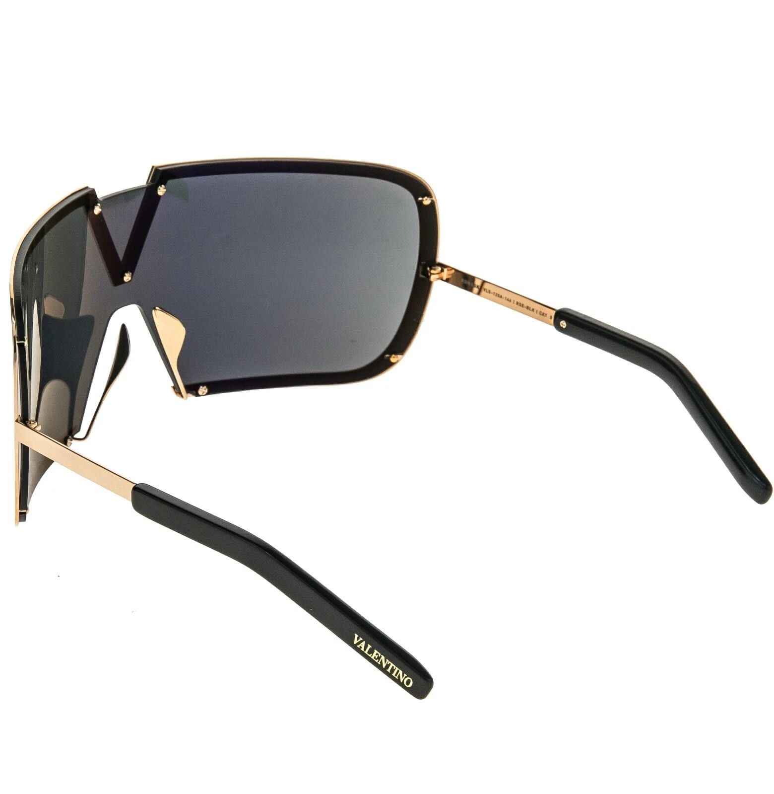 Valentino VALENTINO V Romask VLS120 Gold Titanium Black Mask VLS 120A Size ONE SIZE - 7 Thumbnail
