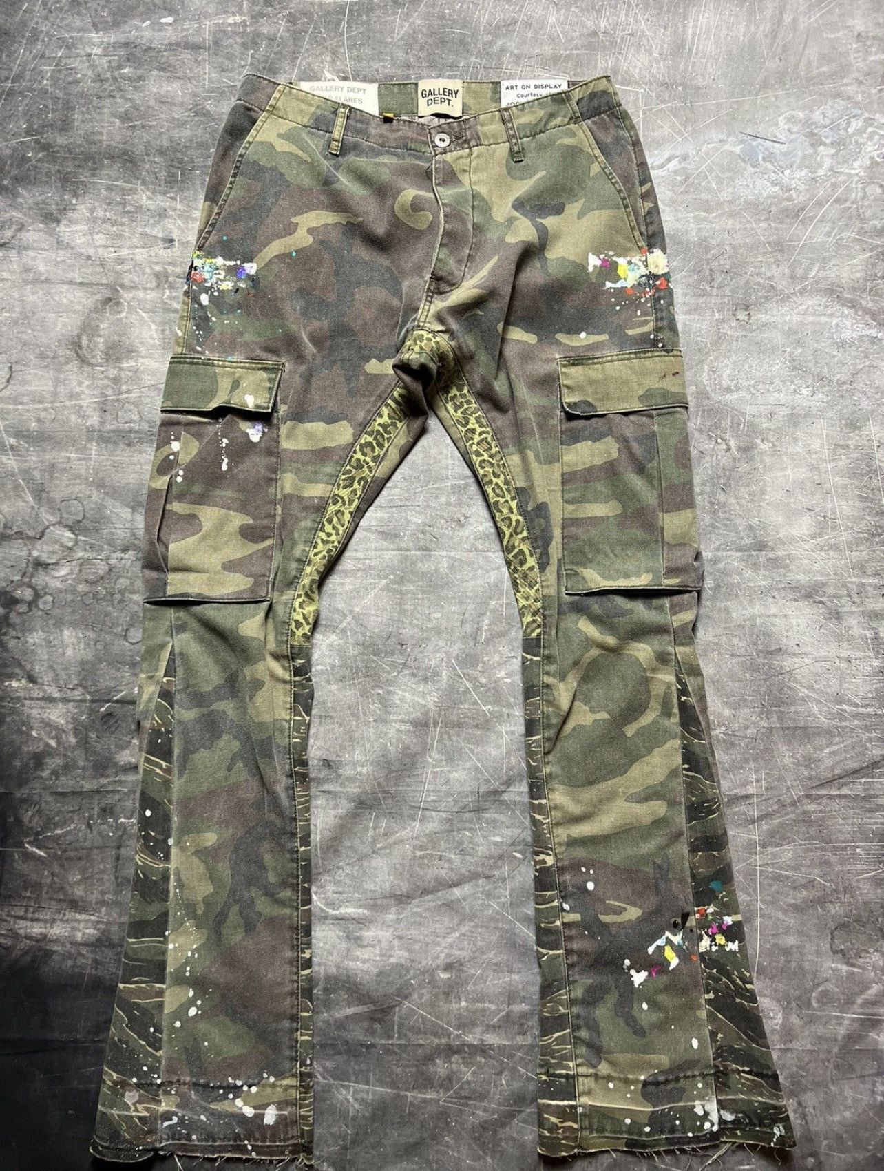 Gallery Dept. Gallery Dept Camo Flare Cargos Size 32 Size US 32 / EU 48 - 3 Thumbnail