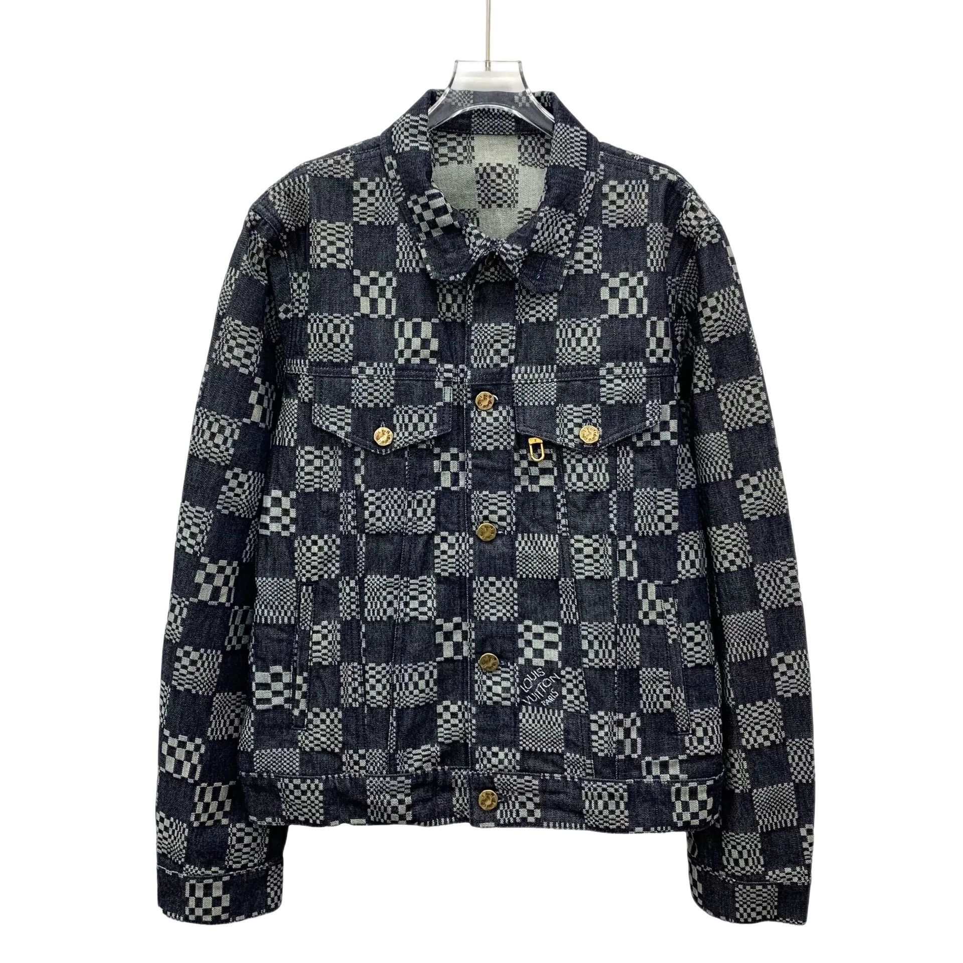 Louis Vuitton Louis Vuitton Damier Cotton Denim Jacket 52 Size US L / EU 52-54 / 3 - 1 Thumbnail