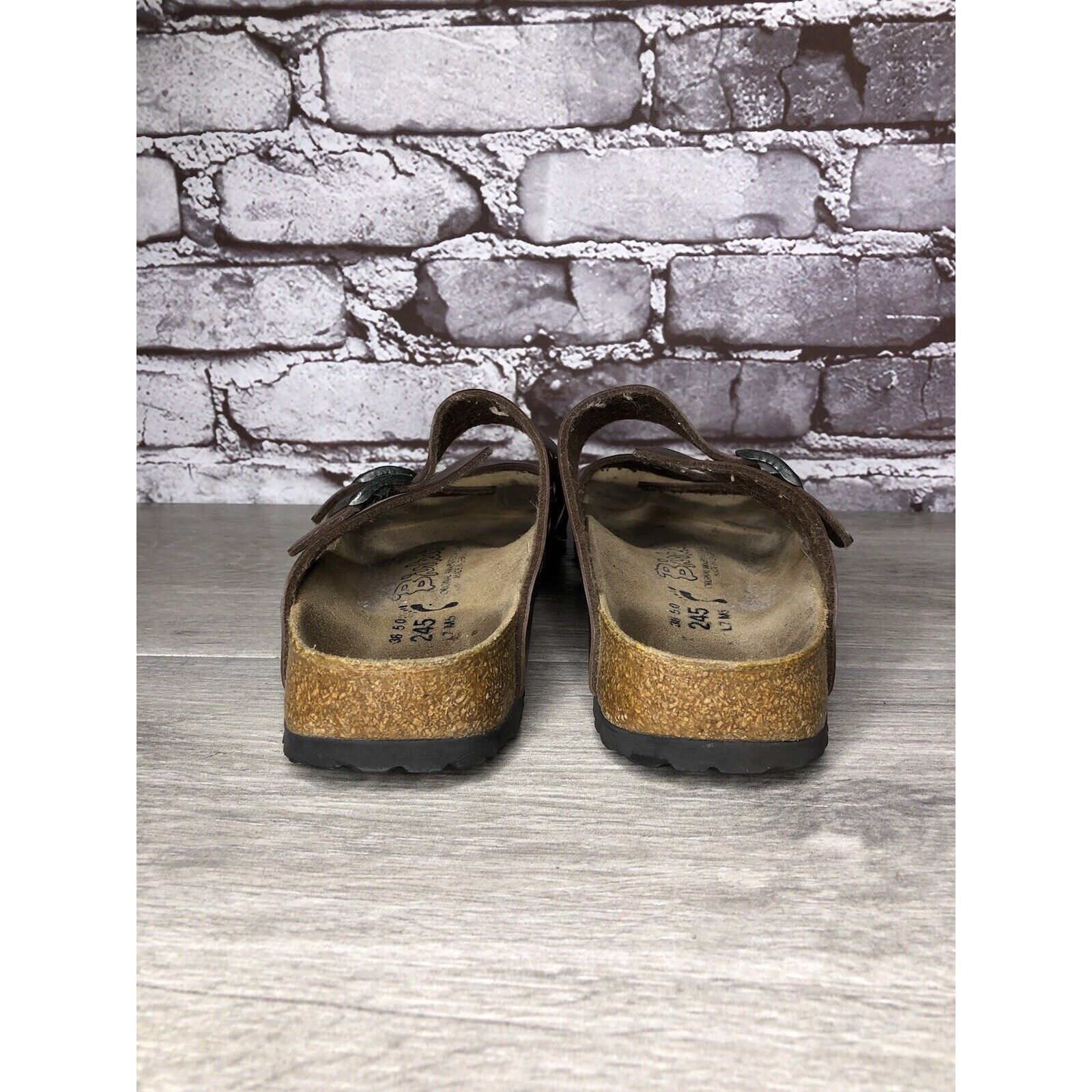 Birkenstock Birkenstock Birki's Freeport Brown Perforated Strap Sandals Size US 7 / IT 37 - 4 Thumbnail