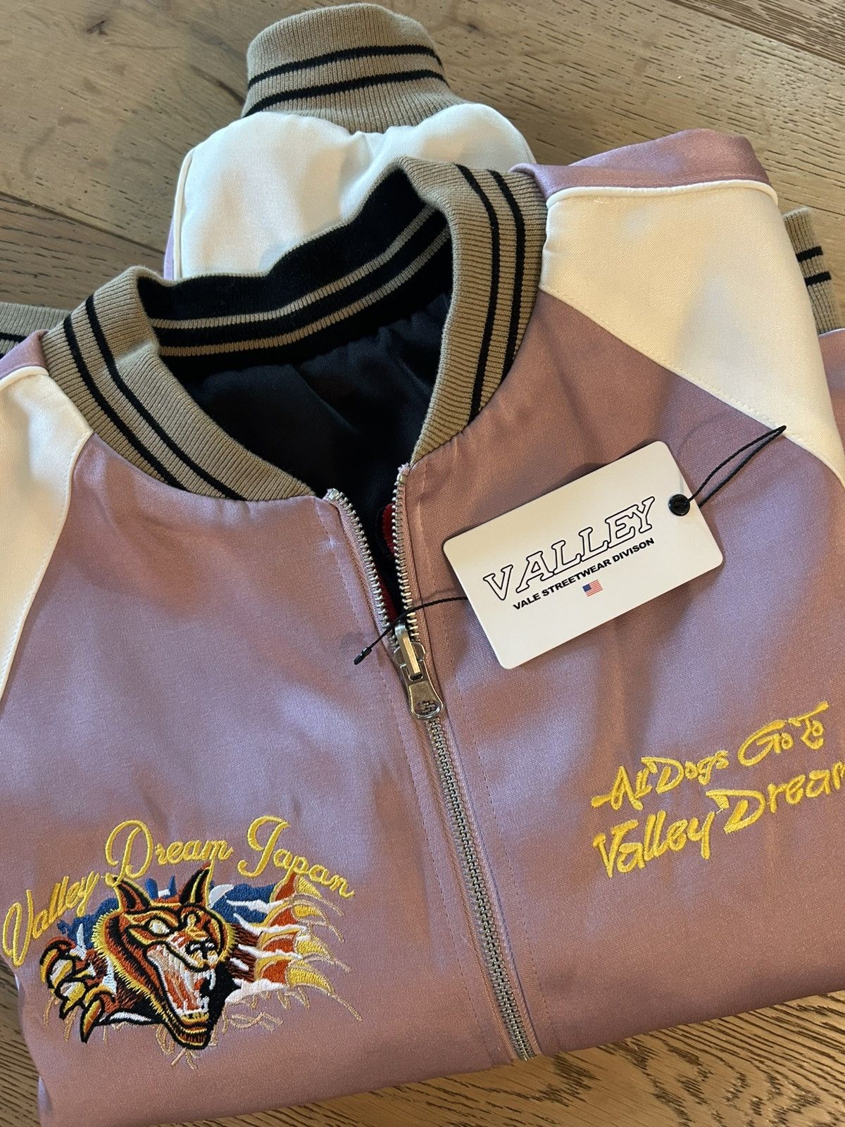Vale Vale Pink Reverso Sukajan Jacket | Grailed